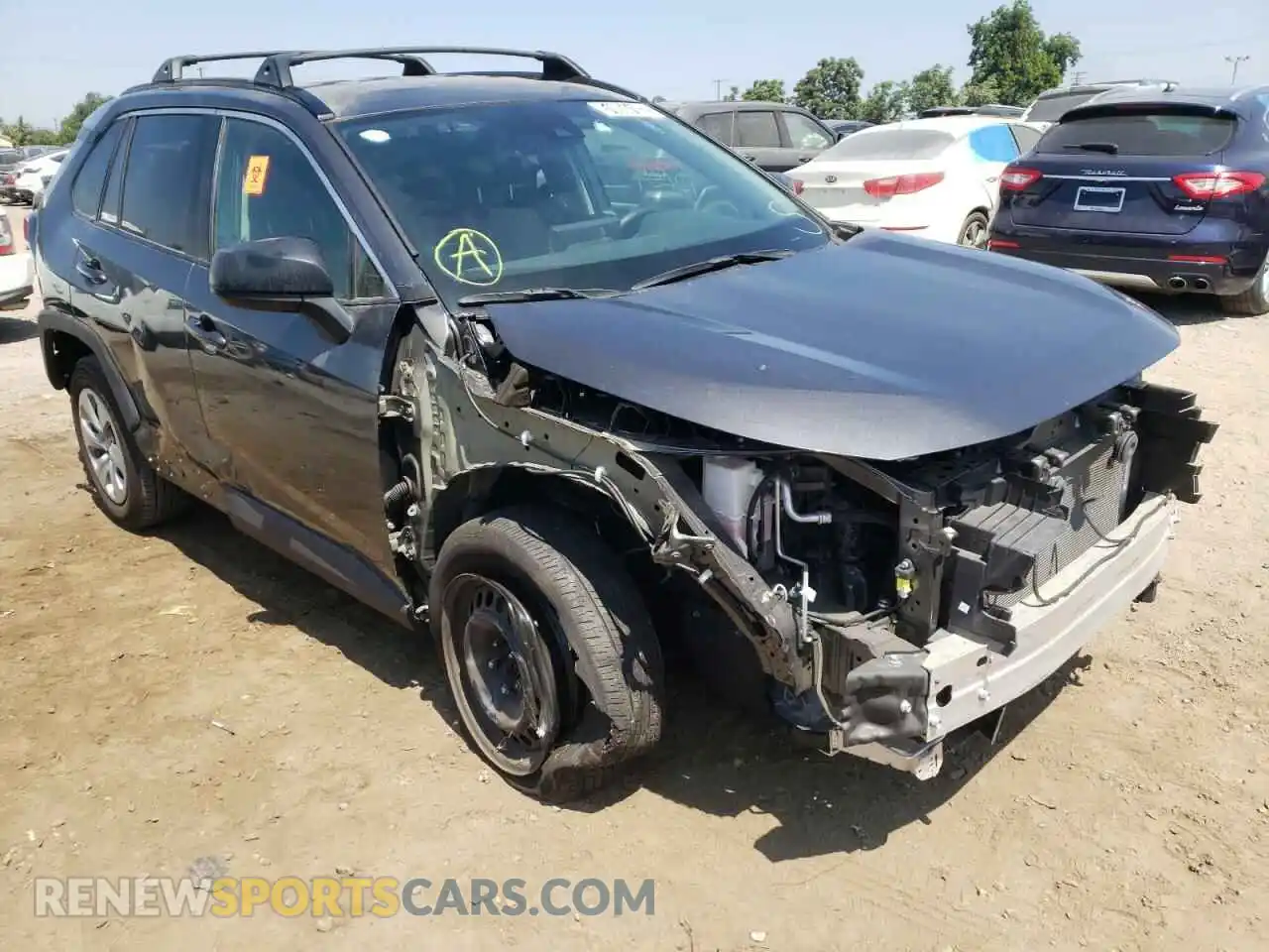 1 Photograph of a damaged car 2T3F1RFV7MC229020 TOYOTA RAV4 2021