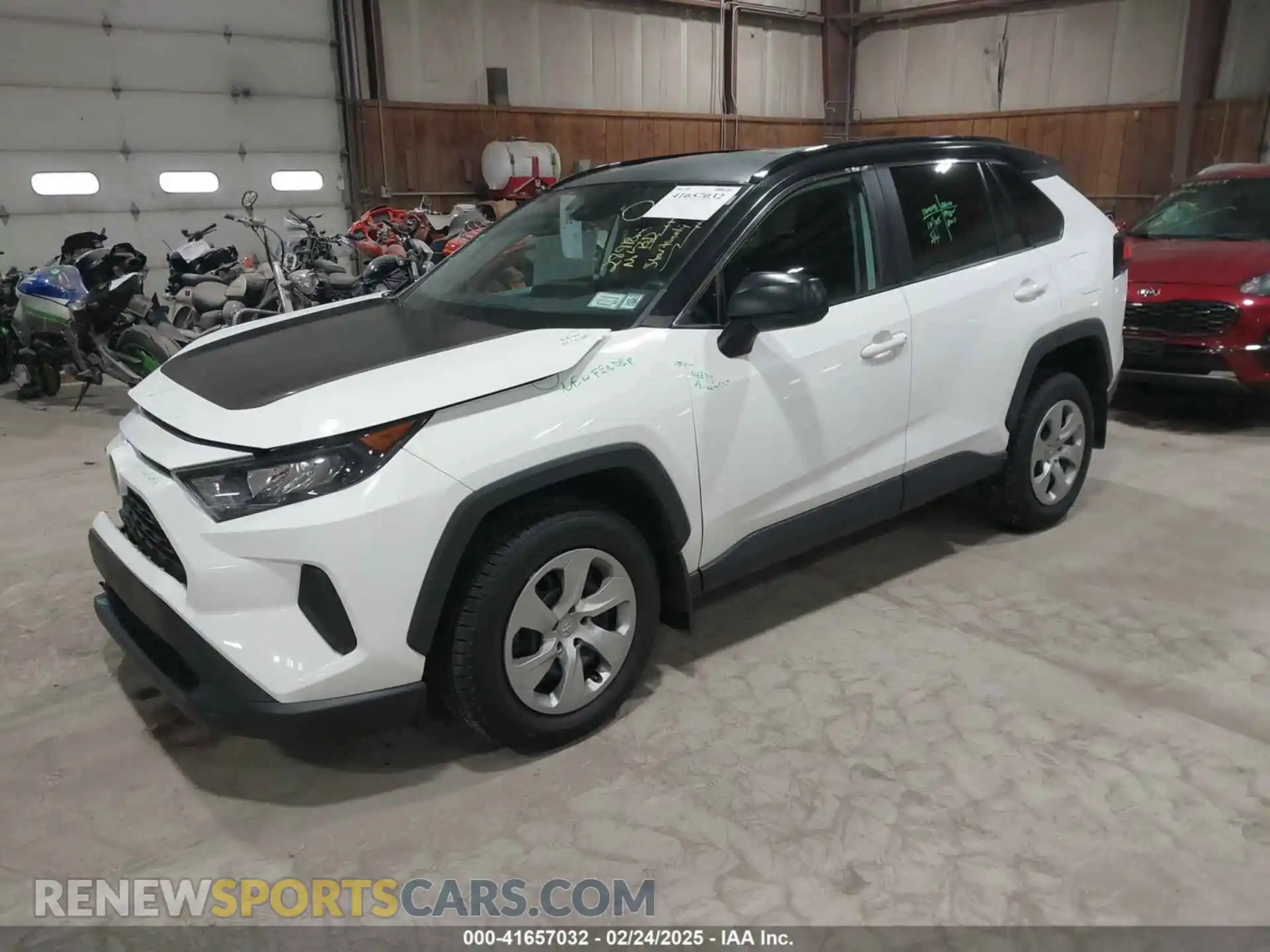 2 Photograph of a damaged car 2T3F1RFV7MC242625 TOYOTA RAV4 2021