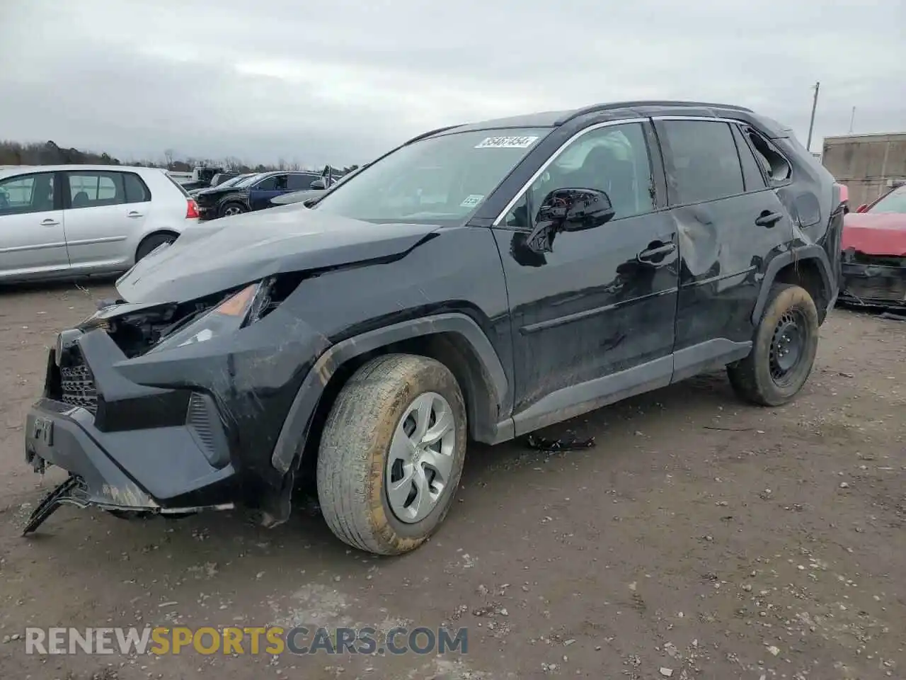 1 Photograph of a damaged car 2T3F1RFV7MC250451 TOYOTA RAV4 2021