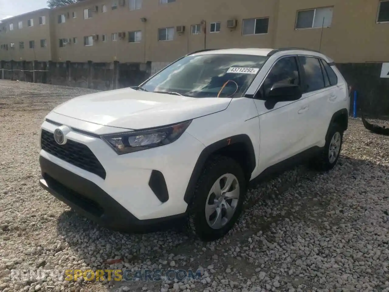 2 Photograph of a damaged car 2T3F1RFV7MW184272 TOYOTA RAV4 2021