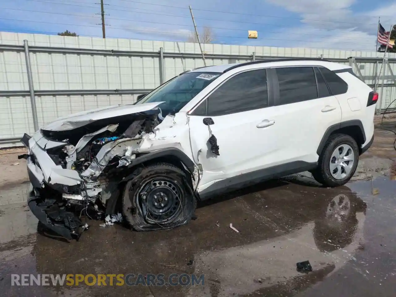 1 Photograph of a damaged car 2T3F1RFV7MW184854 TOYOTA RAV4 2021