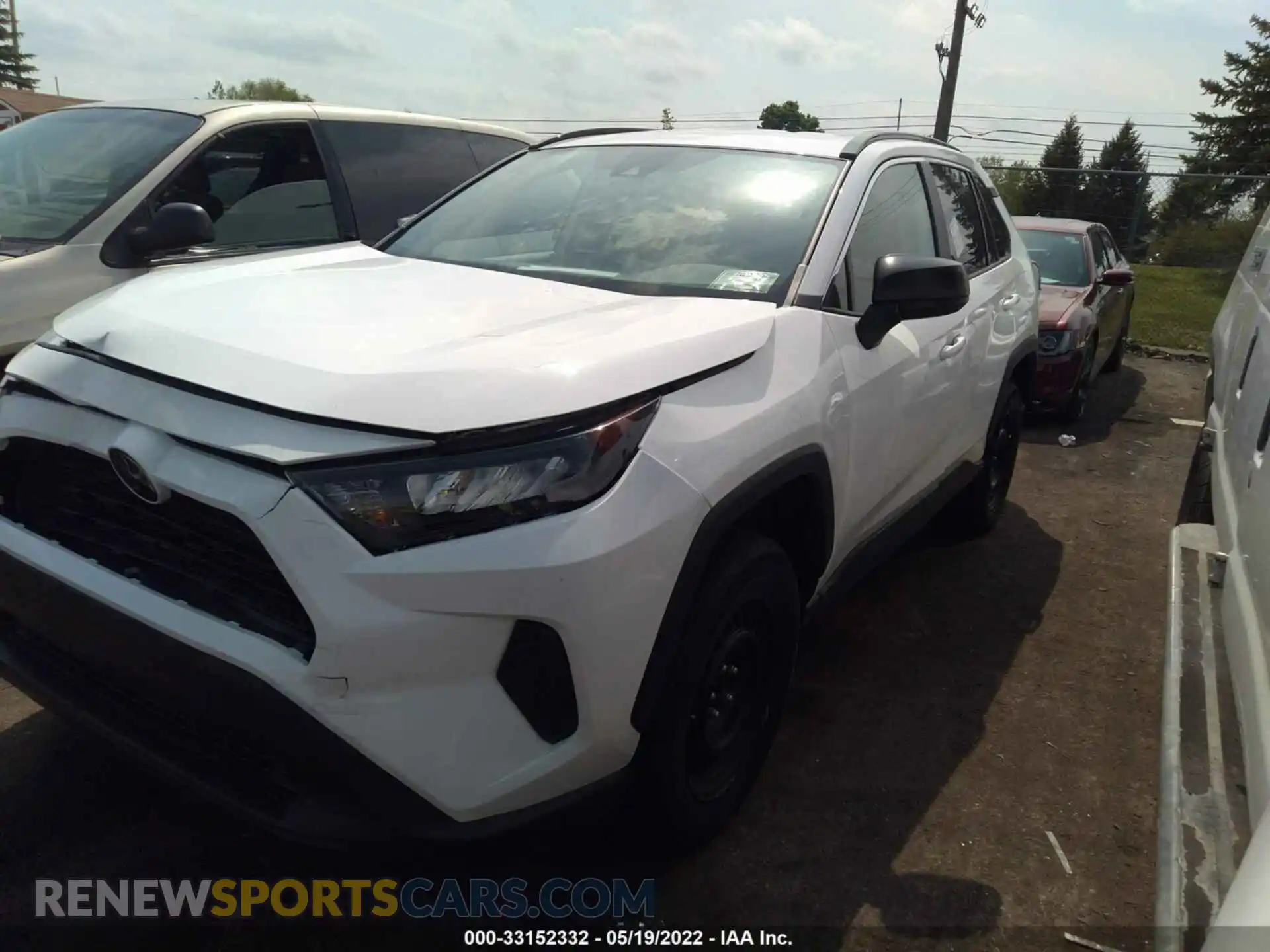 2 Photograph of a damaged car 2T3F1RFV7MW186488 TOYOTA RAV4 2021