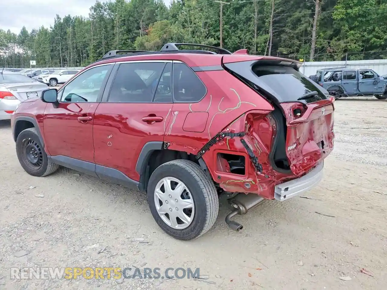 2 Photograph of a damaged car 2T3F1RFV7MW188998 TOYOTA RAV4 2021