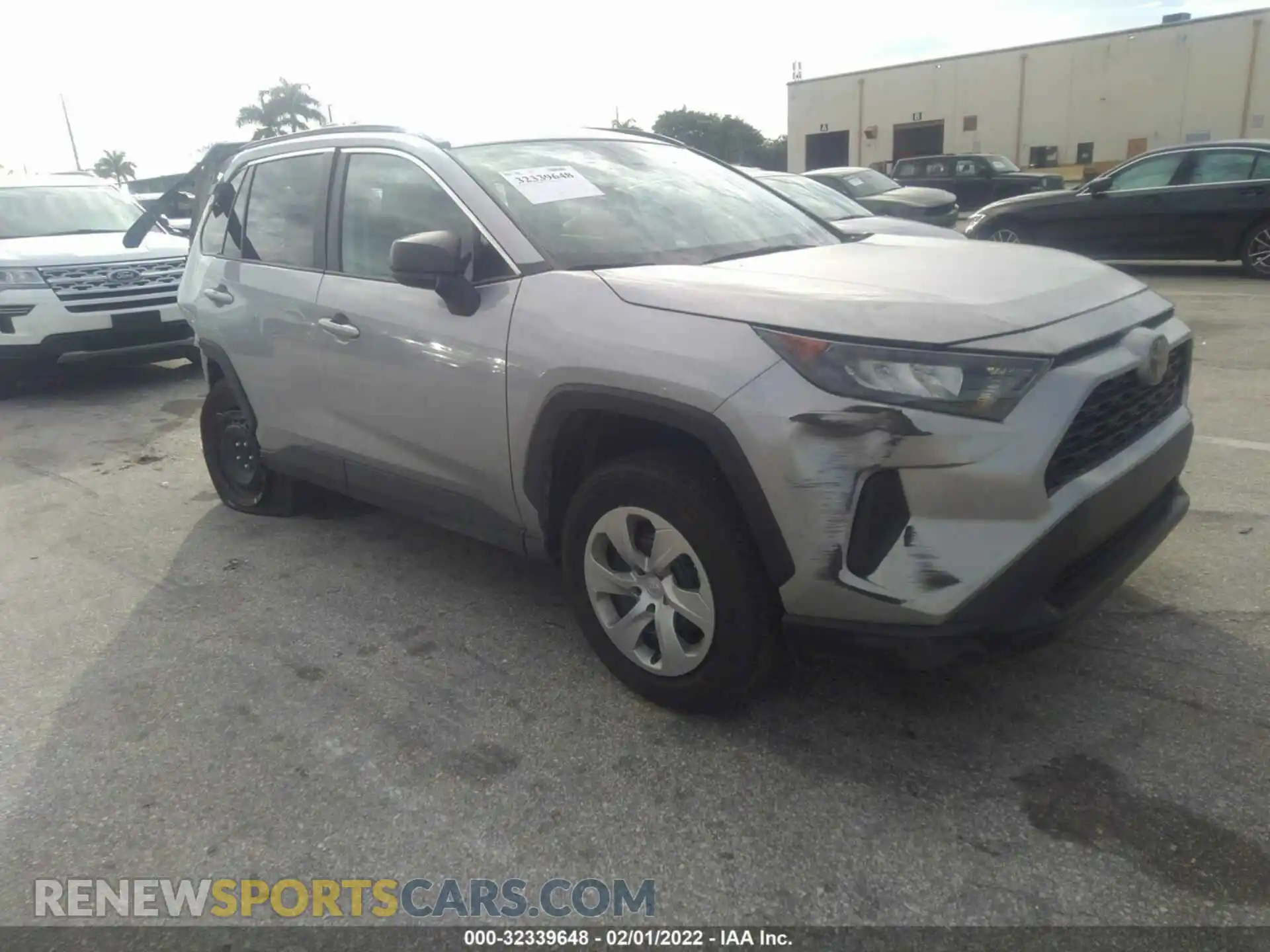 1 Photograph of a damaged car 2T3F1RFV7MW191920 TOYOTA RAV4 2021