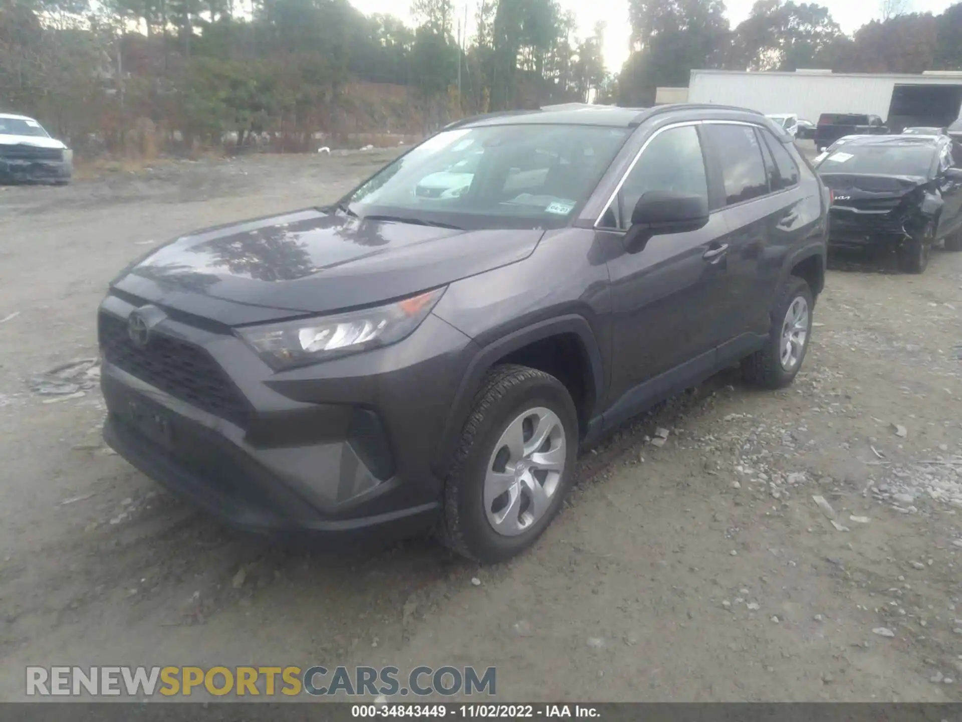 2 Photograph of a damaged car 2T3F1RFV7MW195921 TOYOTA RAV4 2021