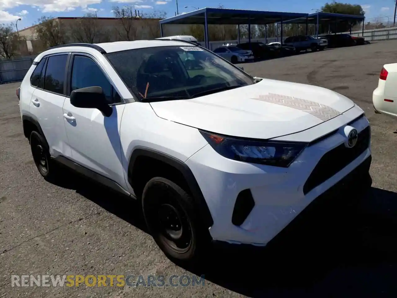 1 Photograph of a damaged car 2T3F1RFV7MW201524 TOYOTA RAV4 2021