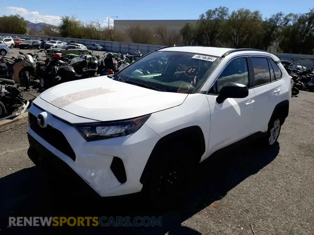 2 Photograph of a damaged car 2T3F1RFV7MW201524 TOYOTA RAV4 2021