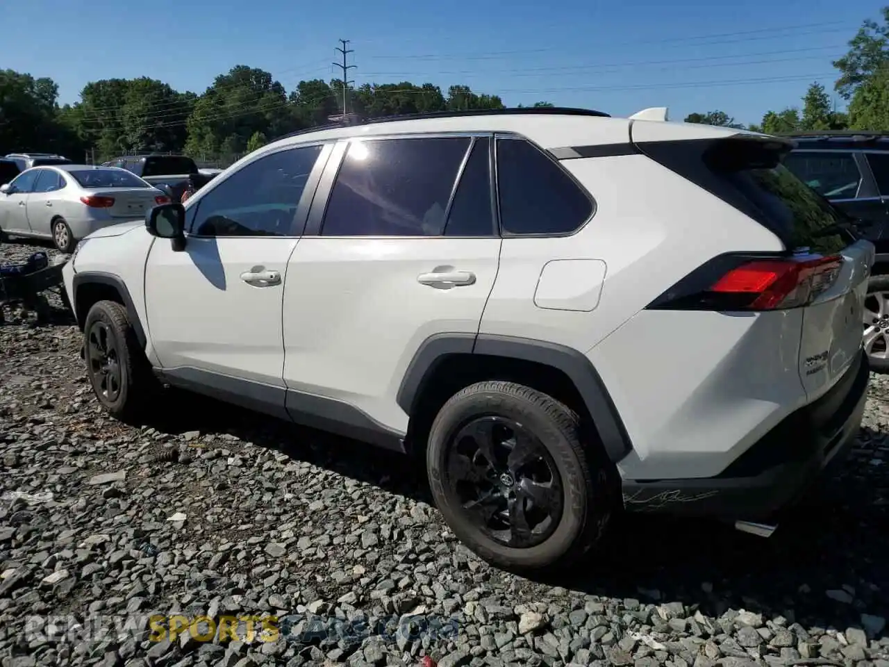 2 Photograph of a damaged car 2T3F1RFV7MW206769 TOYOTA RAV4 2021
