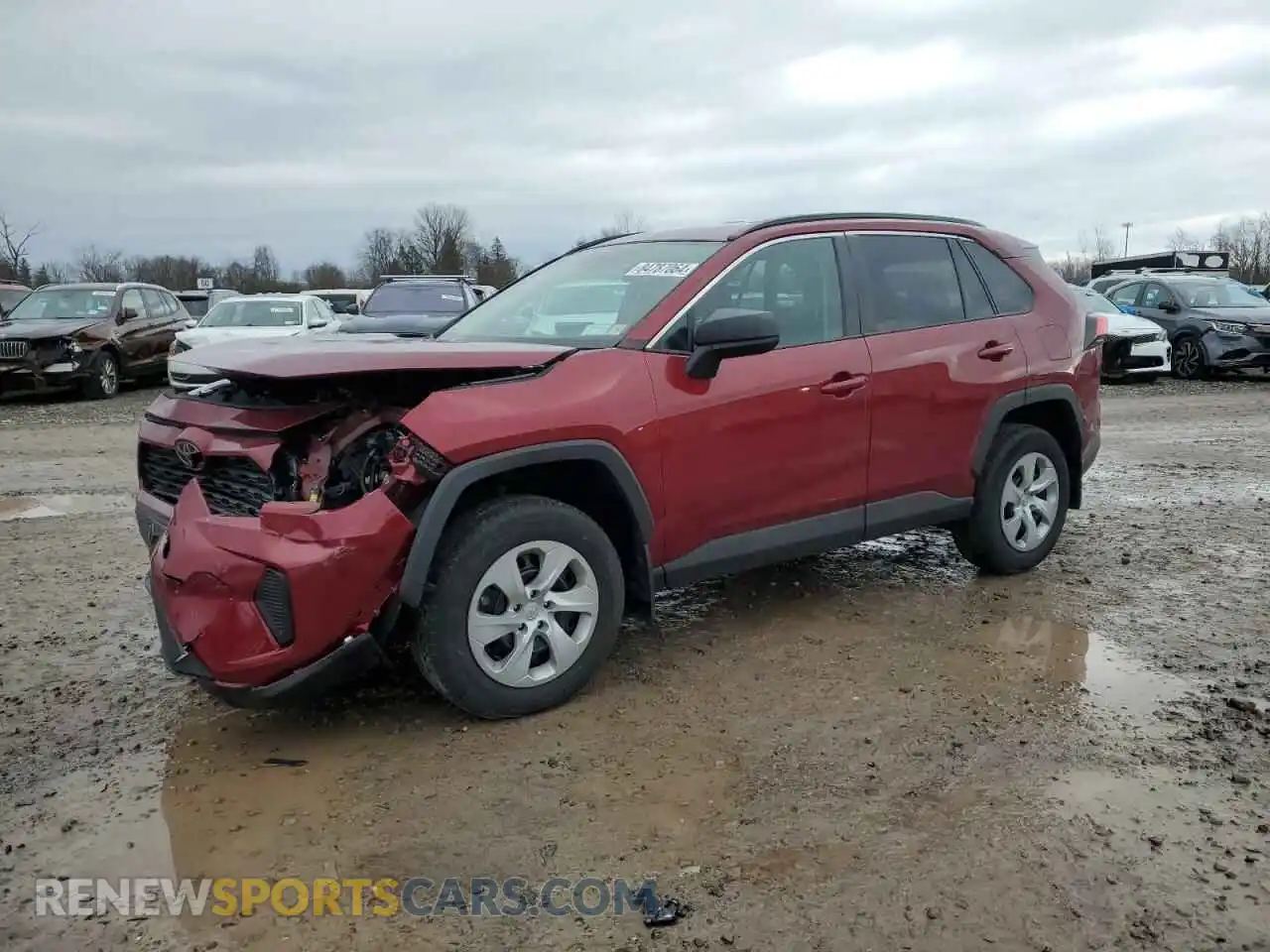 1 Photograph of a damaged car 2T3F1RFV7MW232336 TOYOTA RAV4 2021