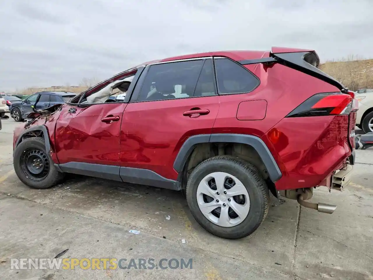 2 Photograph of a damaged car 2T3F1RFV7MW235981 TOYOTA RAV4 2021