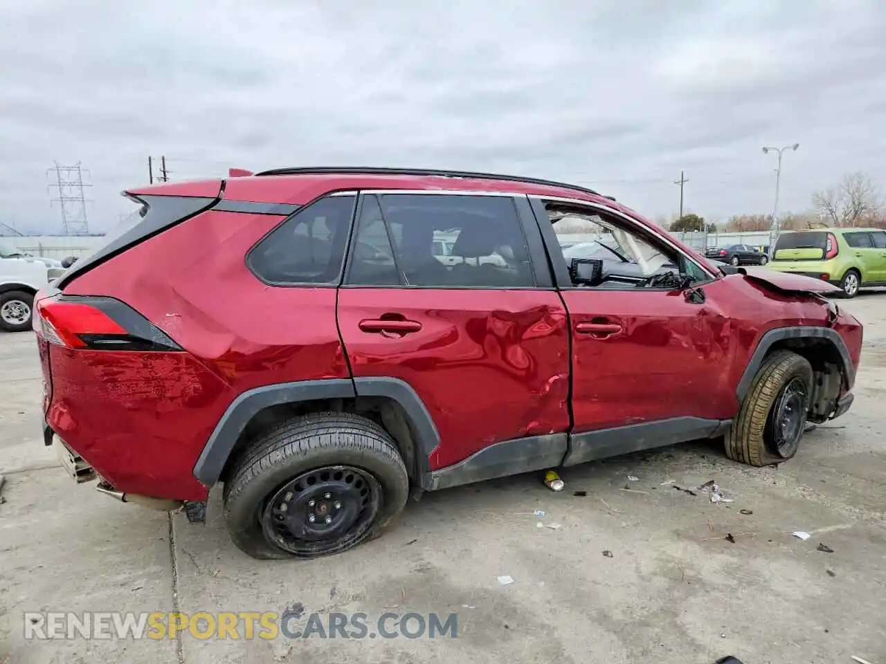 3 Photograph of a damaged car 2T3F1RFV7MW235981 TOYOTA RAV4 2021