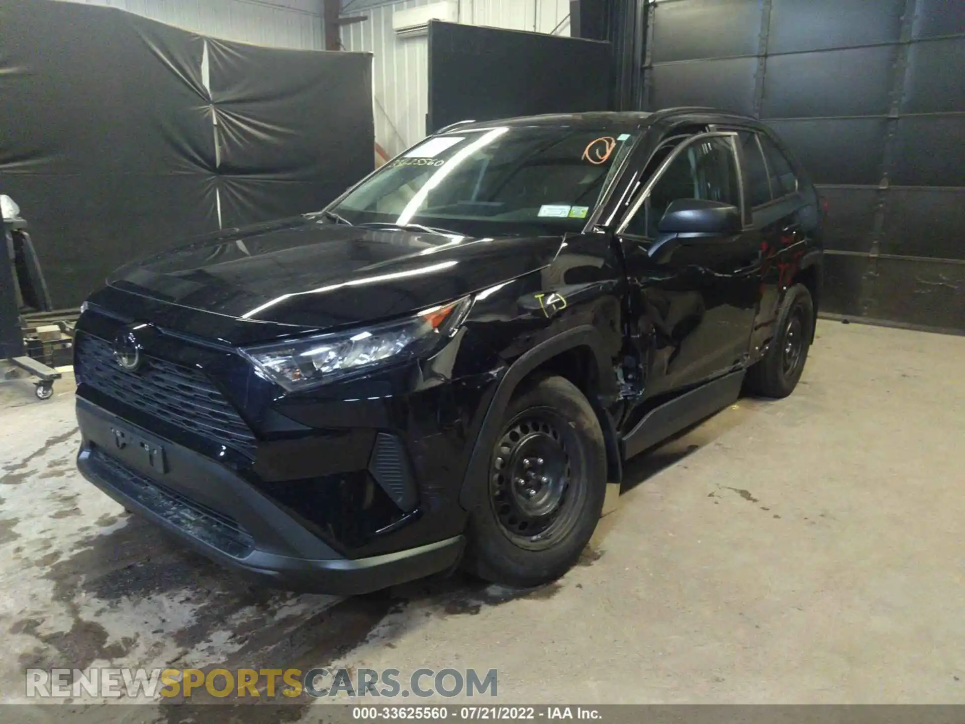 2 Photograph of a damaged car 2T3F1RFV8MC195749 TOYOTA RAV4 2021