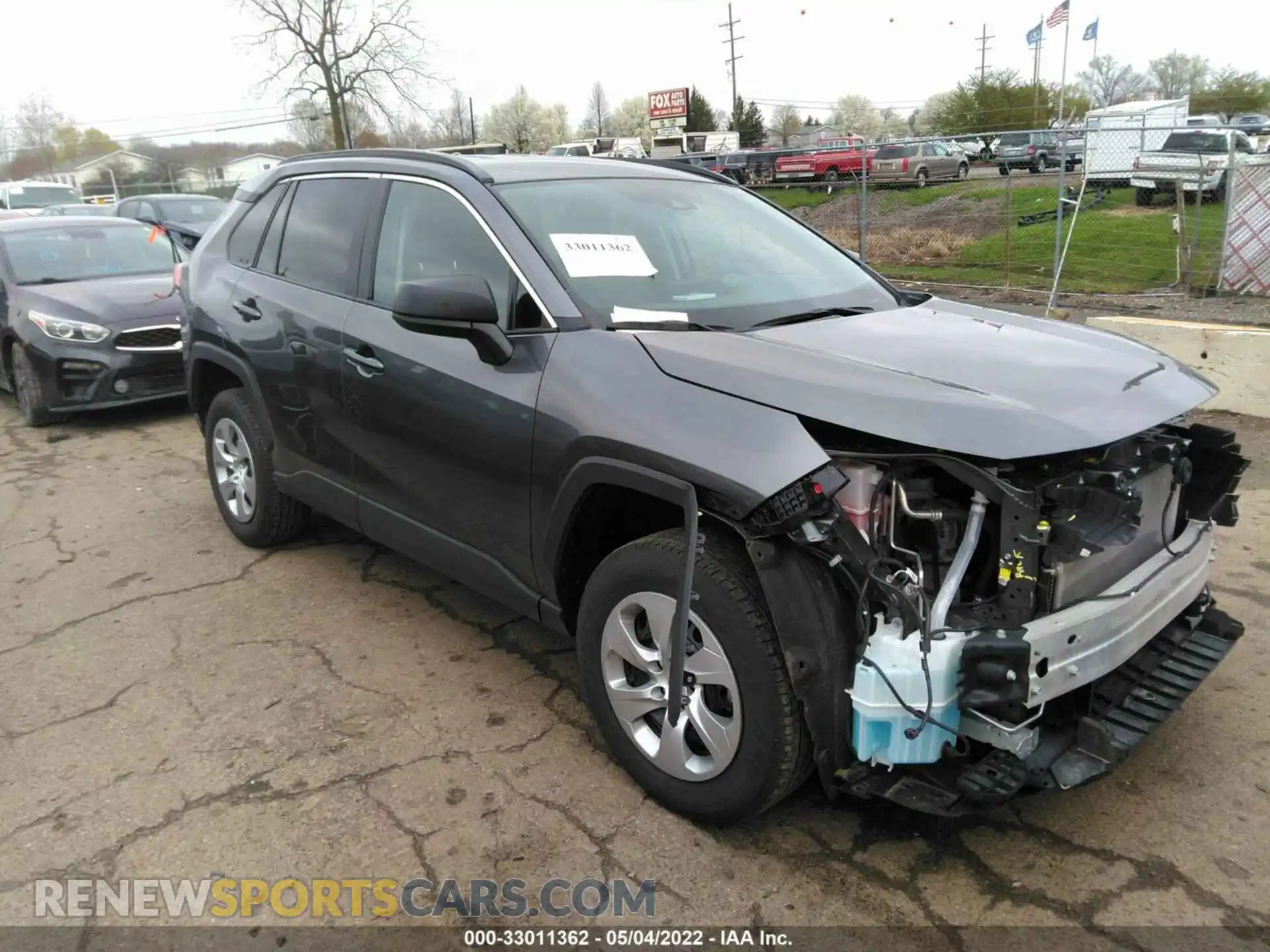 1 Photograph of a damaged car 2T3F1RFV8MC202540 TOYOTA RAV4 2021