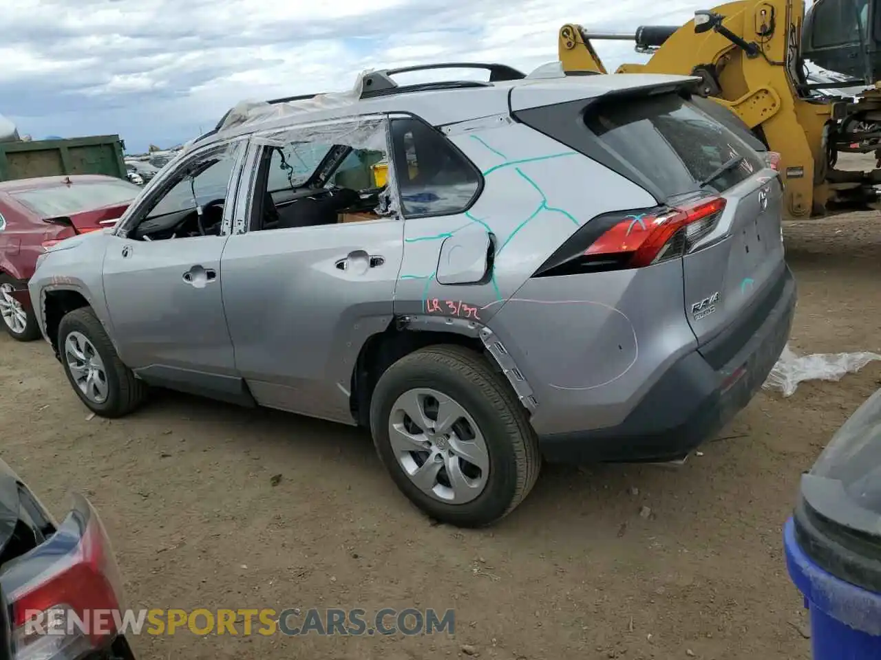 2 fotografías del automóvil dañado 2T3F1RFV8MC238731 TOYOTA RAV4 2021