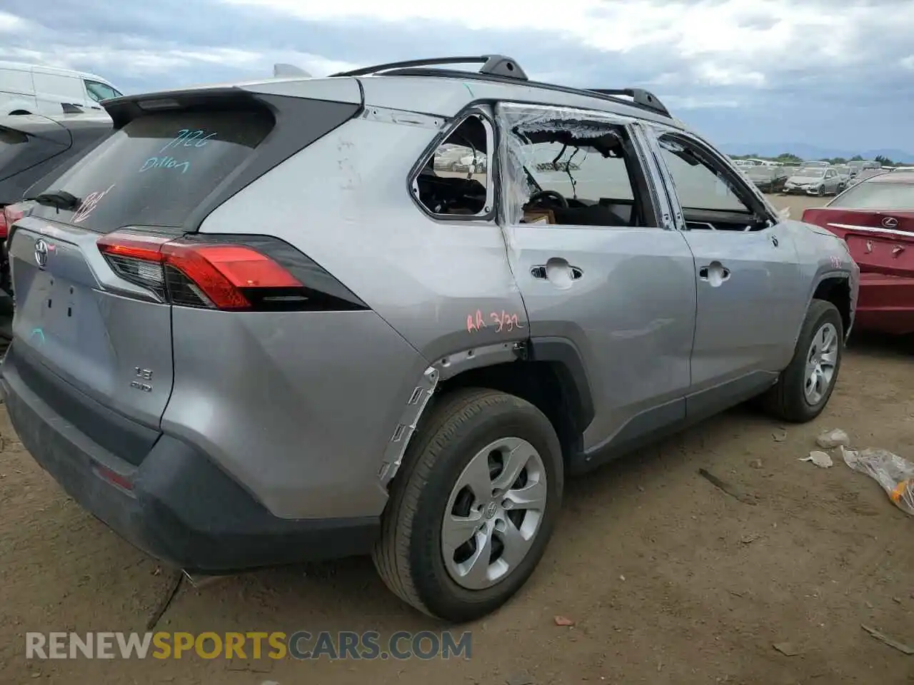 3 fotografías del automóvil dañado 2T3F1RFV8MC238731 TOYOTA RAV4 2021