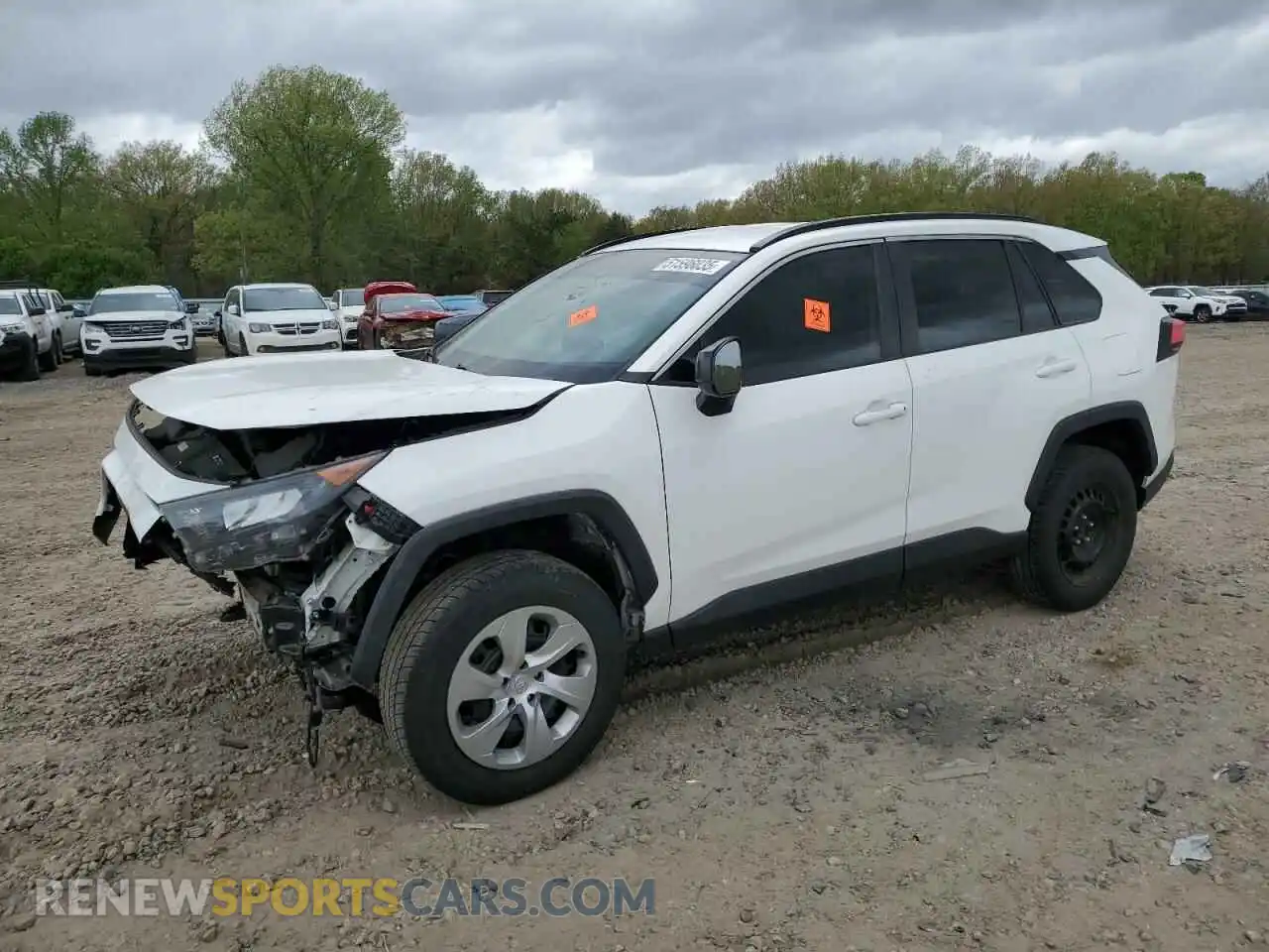 1 Photograph of a damaged car 2T3F1RFV8MW187147 TOYOTA RAV4 2021