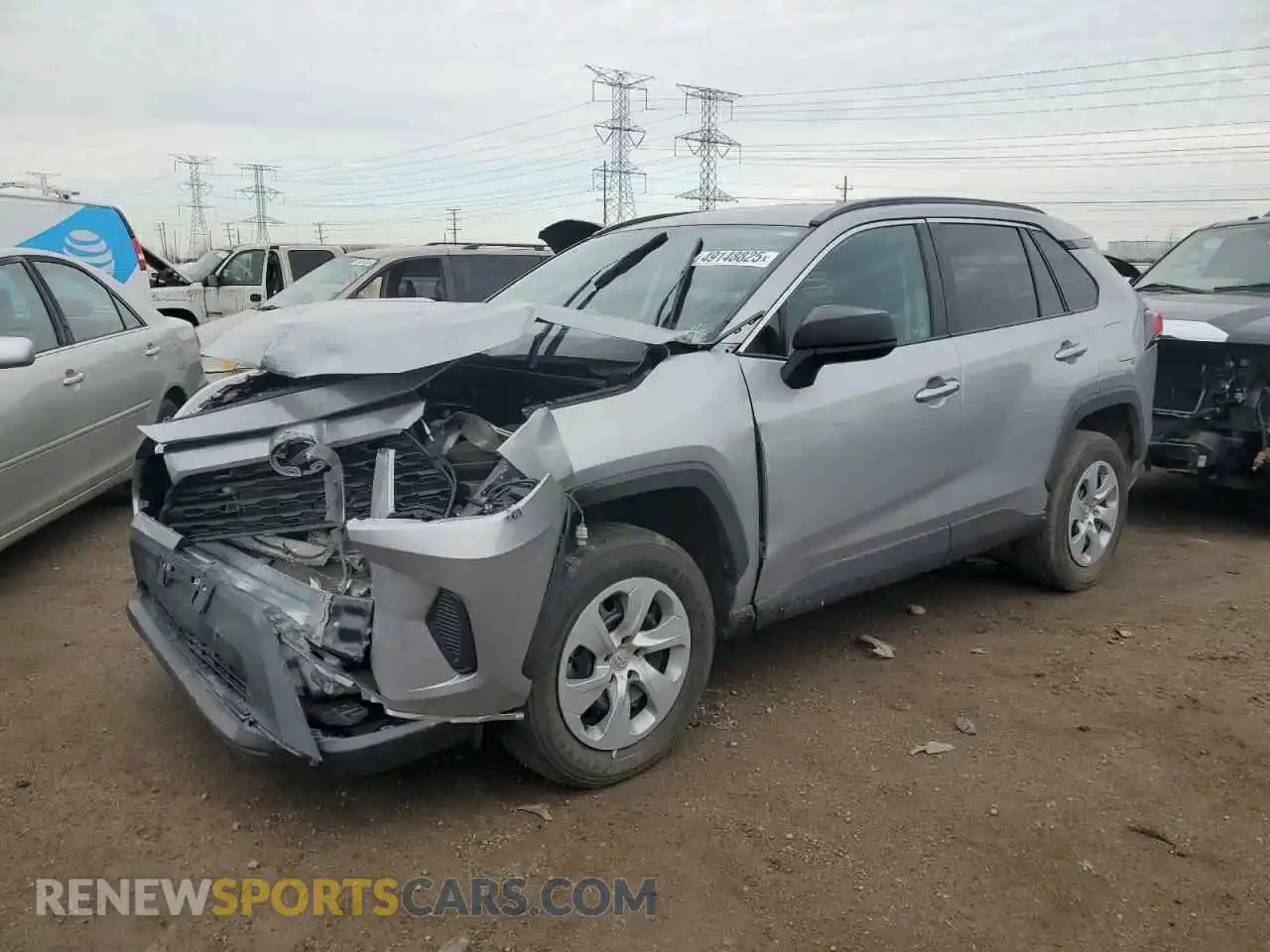 1 Photograph of a damaged car 2T3F1RFV8MW193370 TOYOTA RAV4 2021
