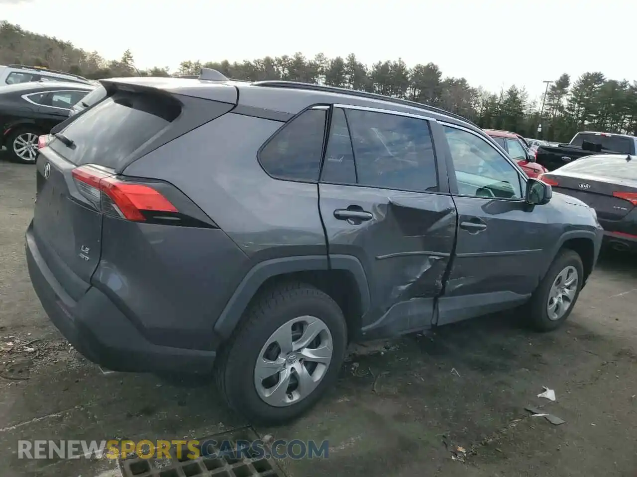 3 Photograph of a damaged car 2T3F1RFV8MW198522 TOYOTA RAV4 2021
