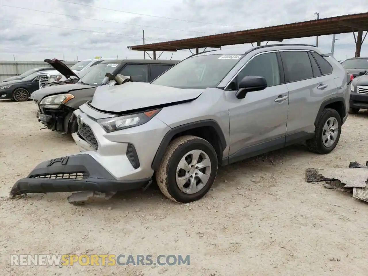 1 Photograph of a damaged car 2T3F1RFV9MC140954 TOYOTA RAV4 2021