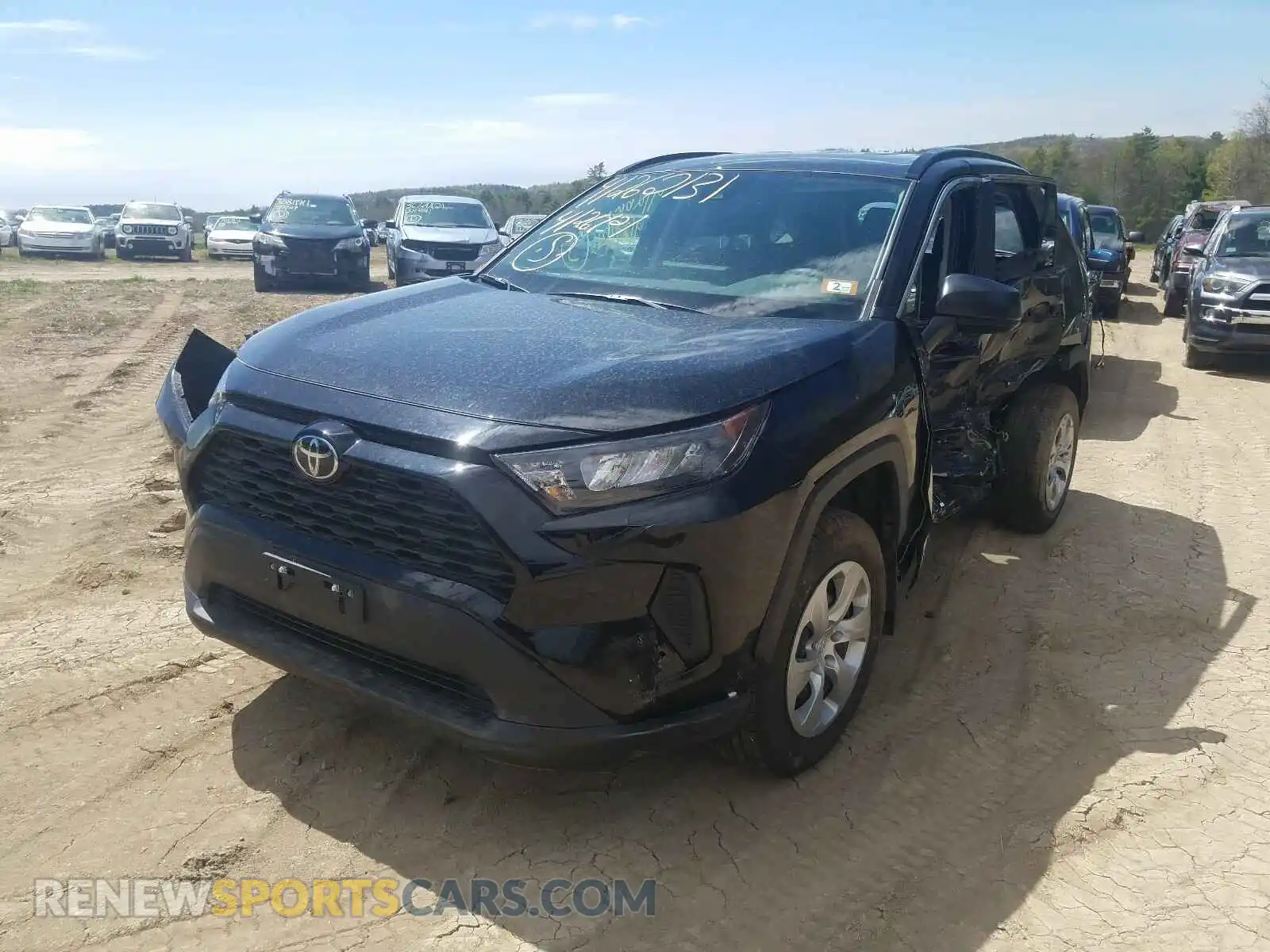 2 Photograph of a damaged car 2T3F1RFV9MC174814 TOYOTA RAV4 2021