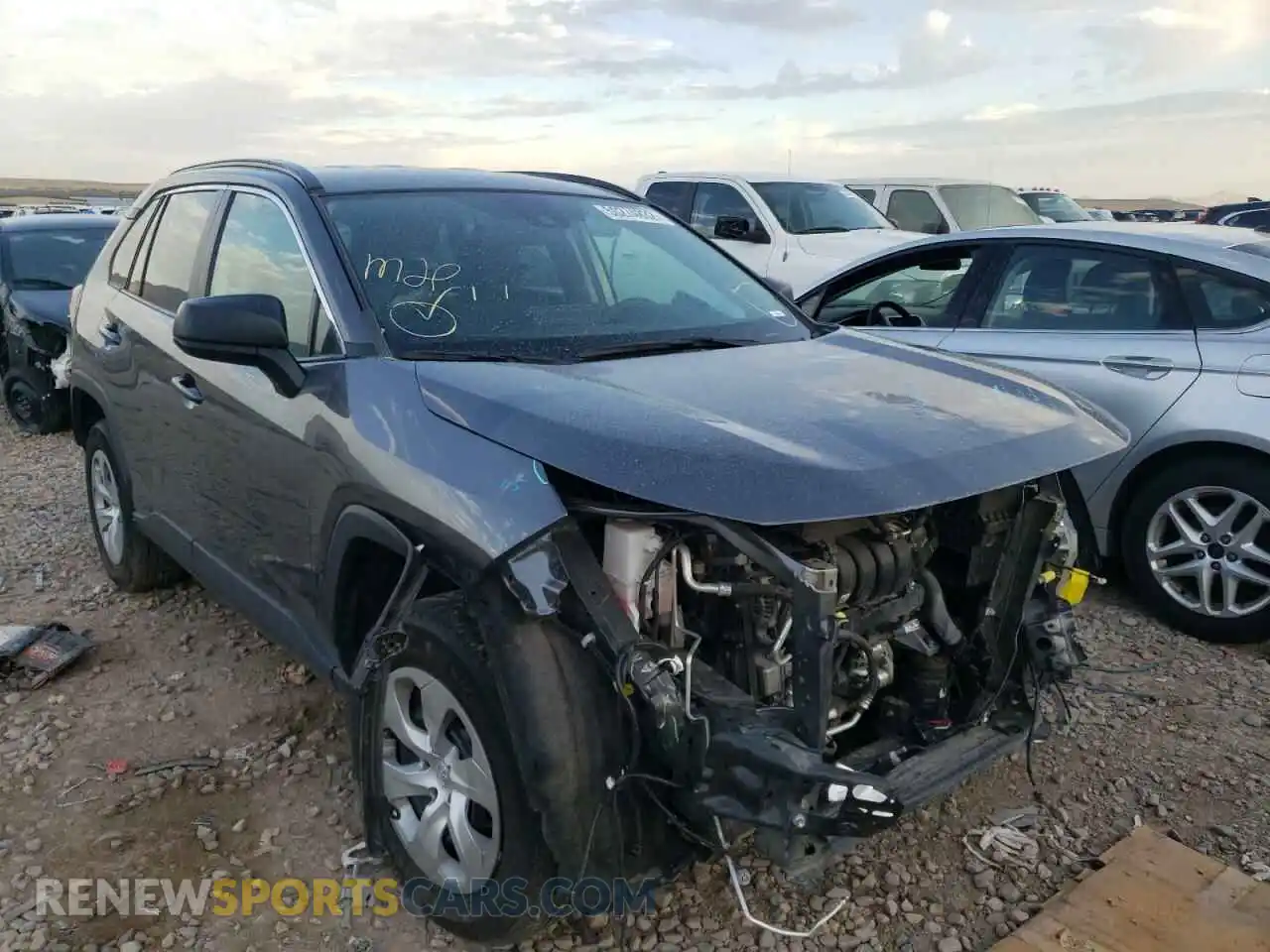1 Photograph of a damaged car 2T3F1RFV9MC207990 TOYOTA RAV4 2021