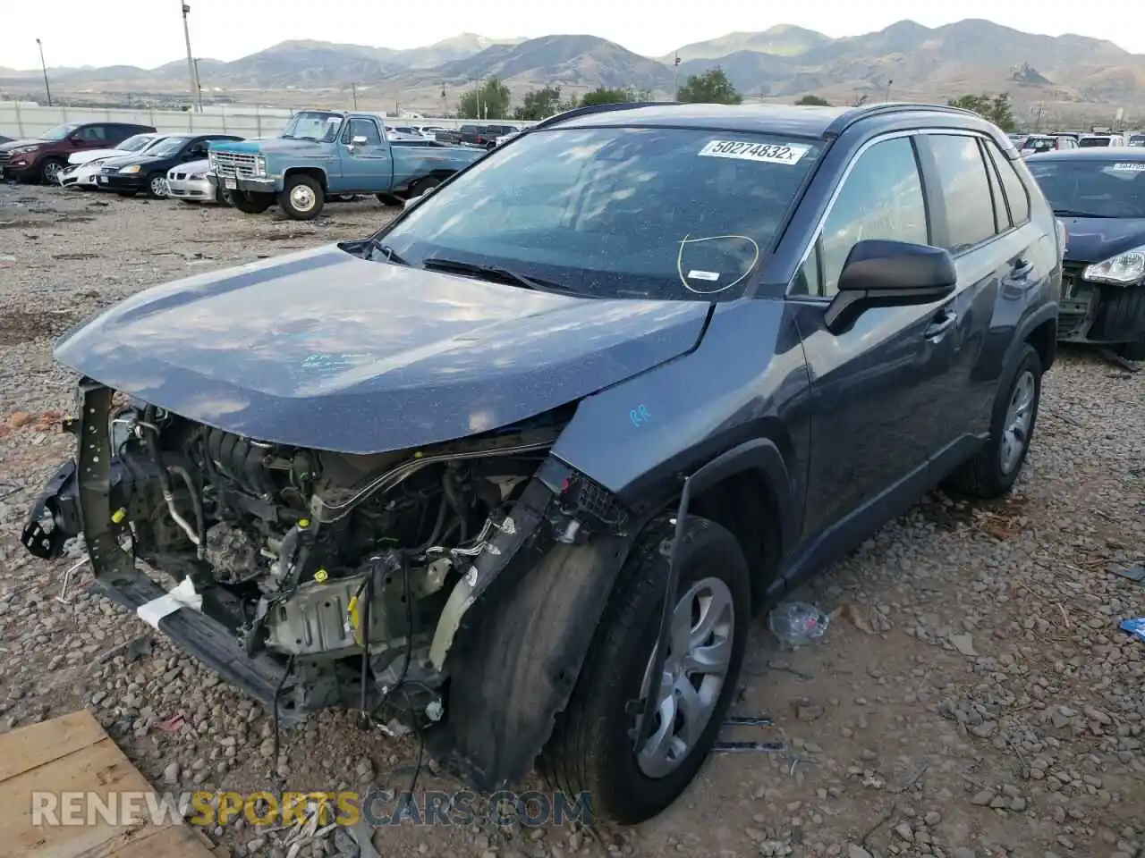 2 Photograph of a damaged car 2T3F1RFV9MC207990 TOYOTA RAV4 2021