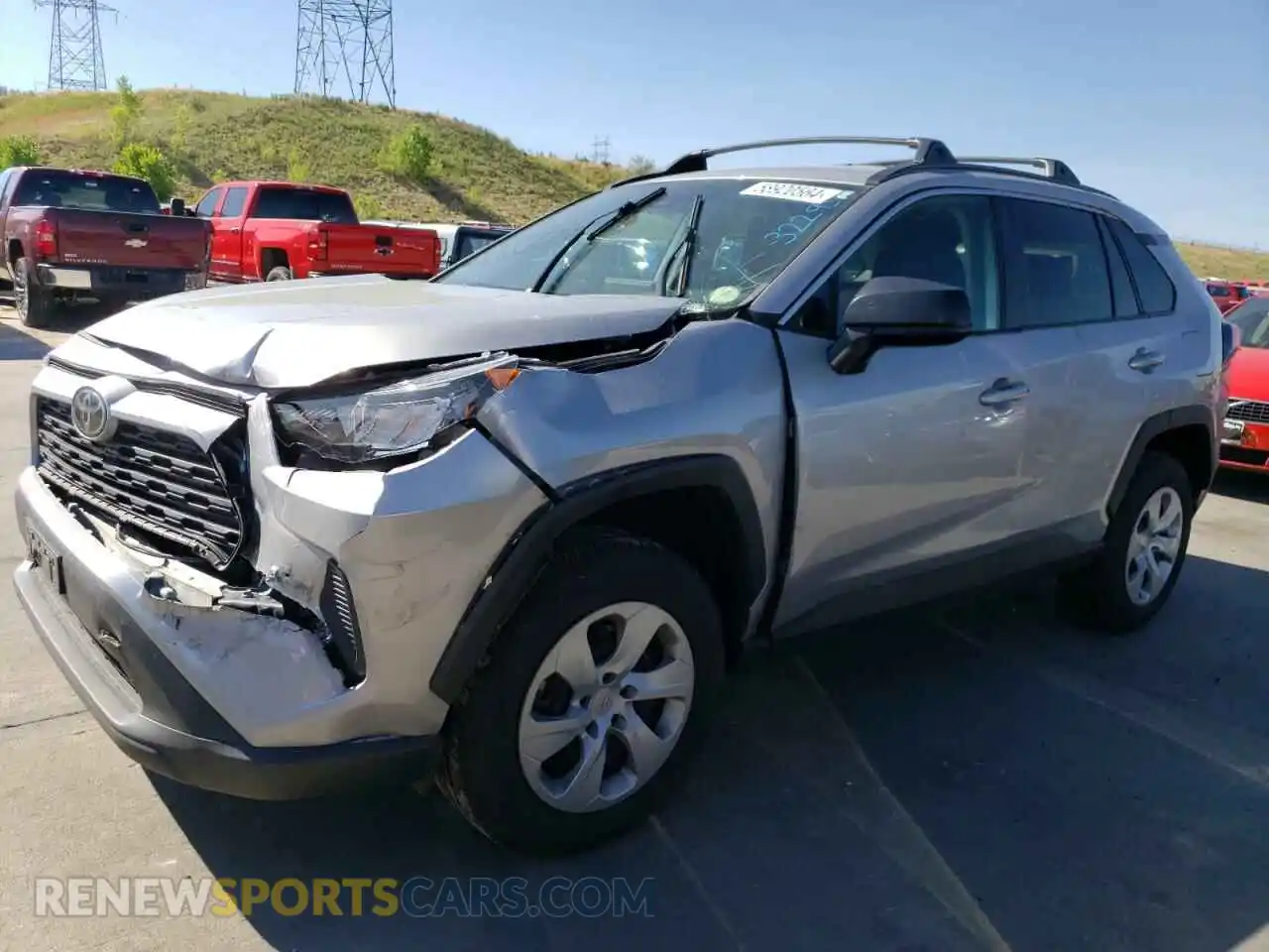 1 Photograph of a damaged car 2T3F1RFV9MC239225 TOYOTA RAV4 2021