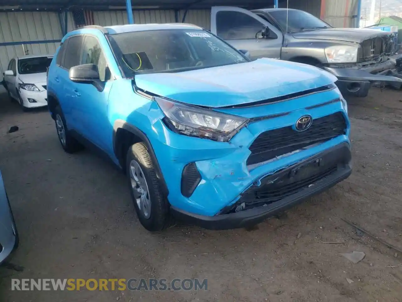 1 Photograph of a damaged car 2T3F1RFV9MW150026 TOYOTA RAV4 2021
