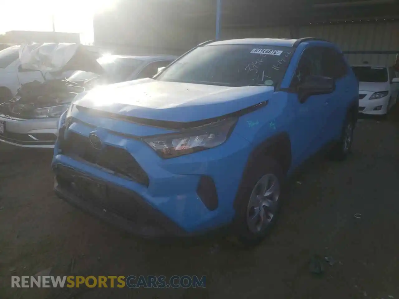 2 Photograph of a damaged car 2T3F1RFV9MW150026 TOYOTA RAV4 2021