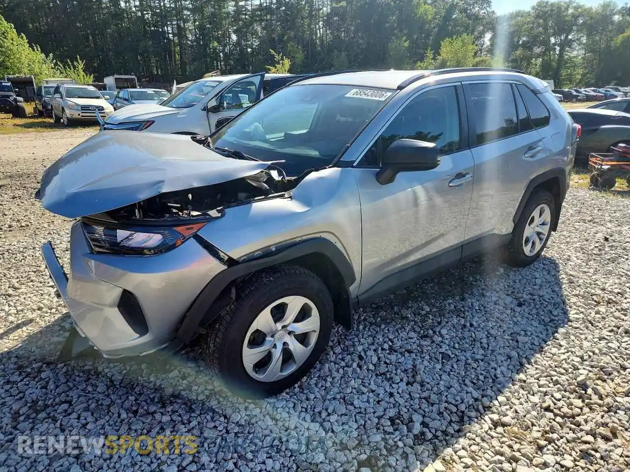 1 Photograph of a damaged car 2T3F1RFV9MW160555 TOYOTA RAV4 2021