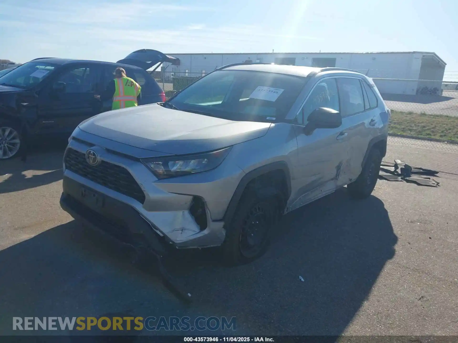 2 Photograph of a damaged car 2T3F1RFV9MW168249 TOYOTA RAV4 2021