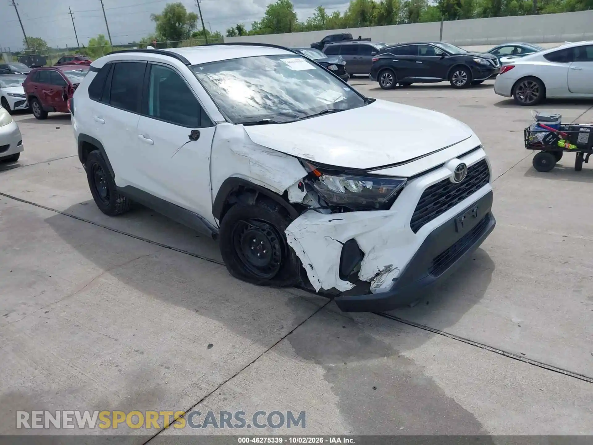 1 Photograph of a damaged car 2T3F1RFV9MW174469 TOYOTA RAV4 2021