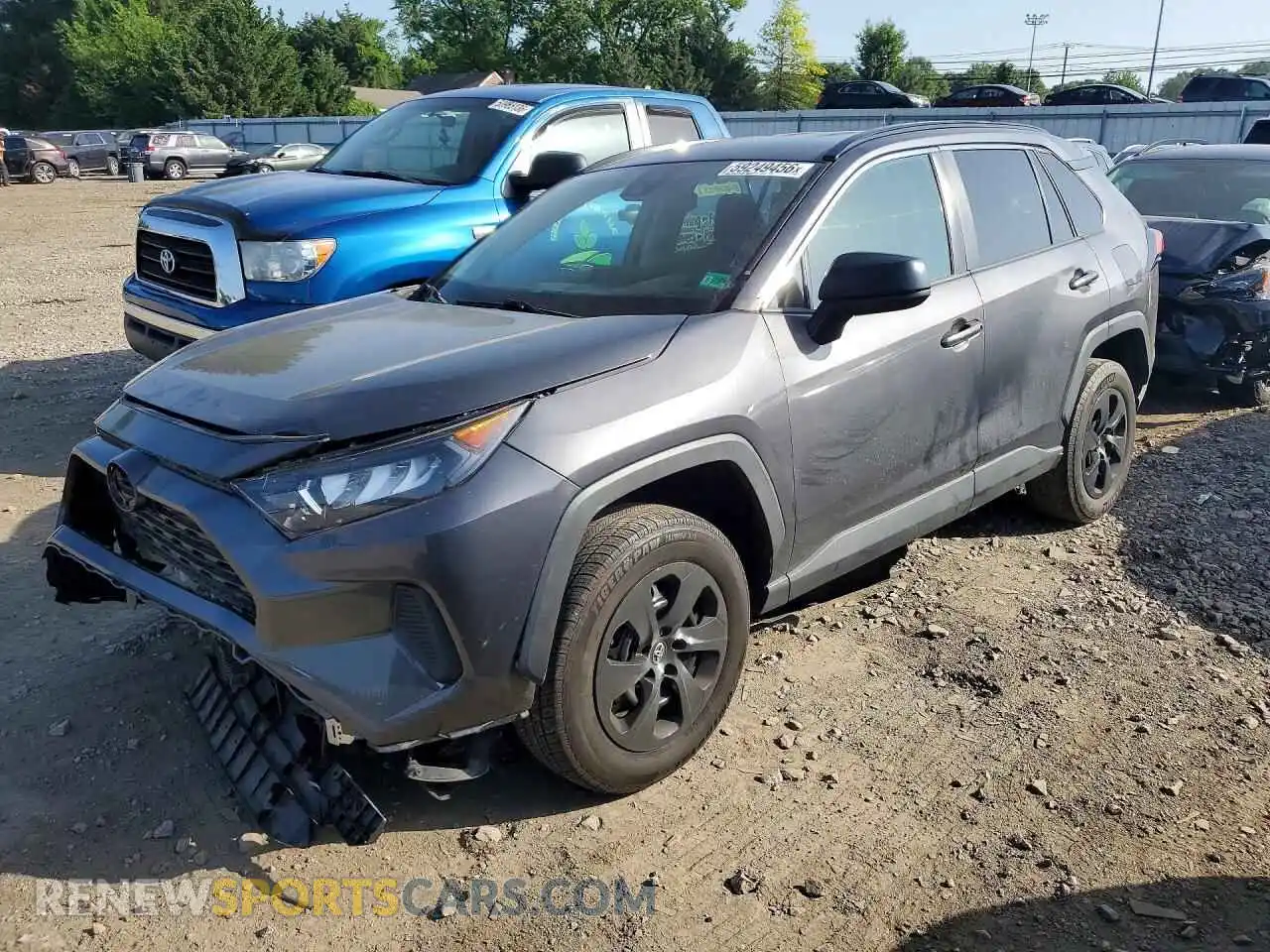 1 Photograph of a damaged car 2T3F1RFV9MW192955 TOYOTA RAV4 2021