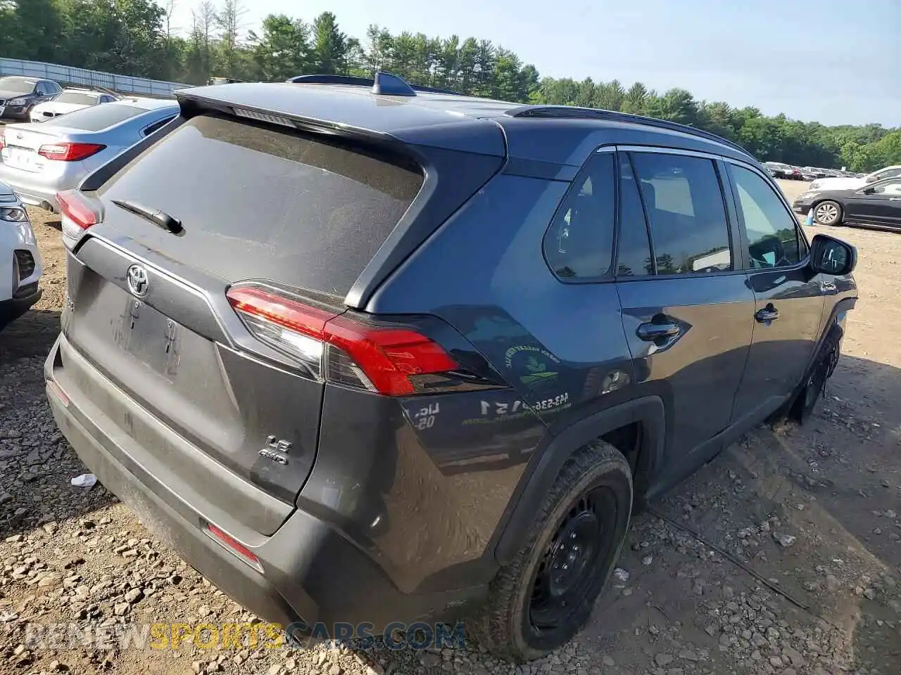 3 Photograph of a damaged car 2T3F1RFV9MW192955 TOYOTA RAV4 2021