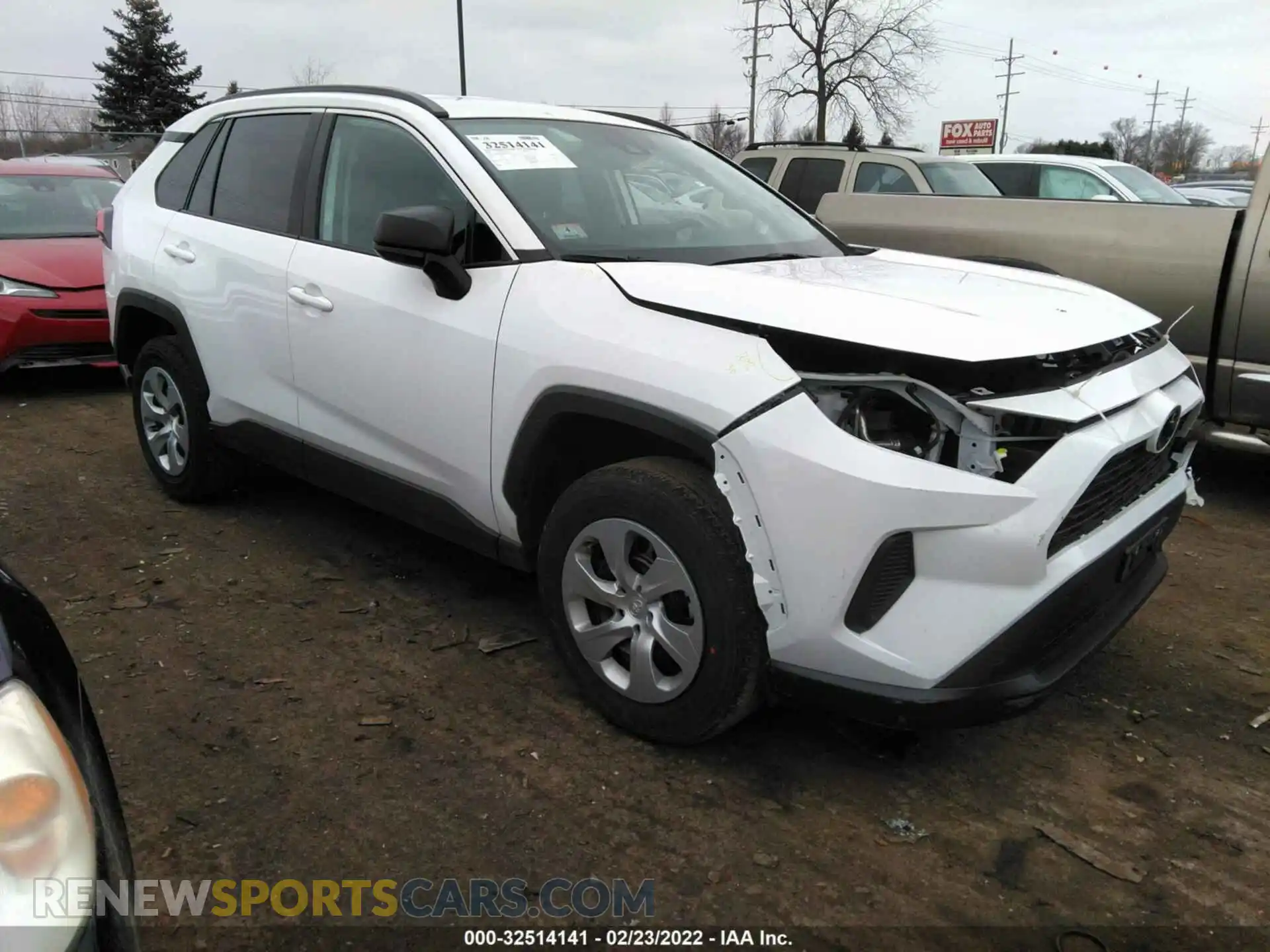 1 Photograph of a damaged car 2T3F1RFV9MW194415 TOYOTA RAV4 2021