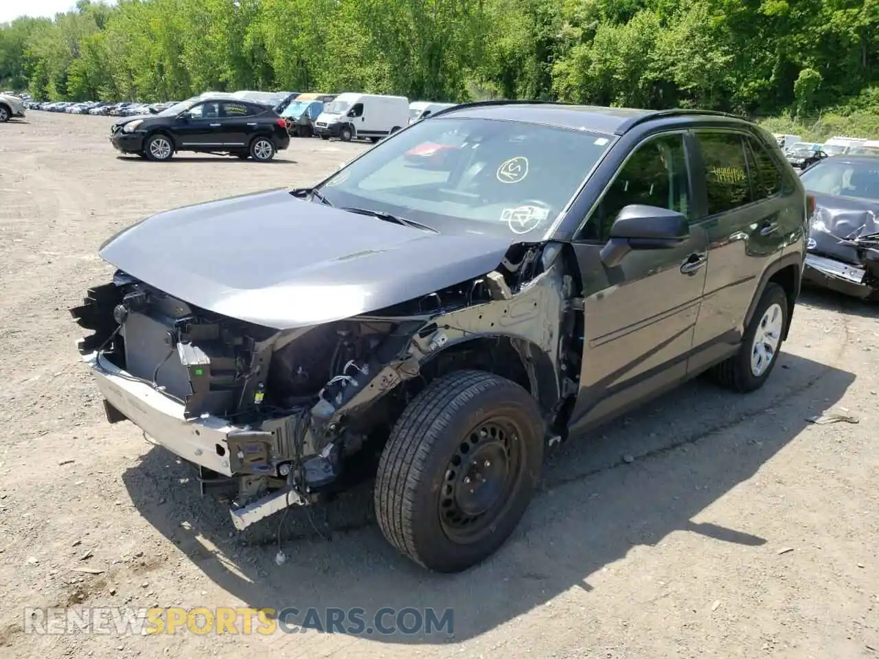 2 Photograph of a damaged car 2T3F1RFVXMC154670 TOYOTA RAV4 2021
