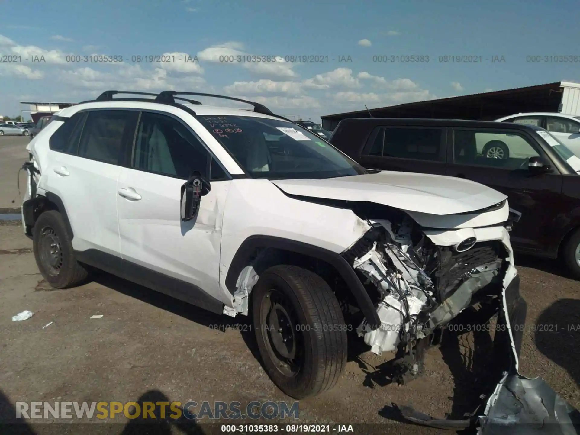 1 Photograph of a damaged car 2T3F1RFVXMC166382 TOYOTA RAV4 2021