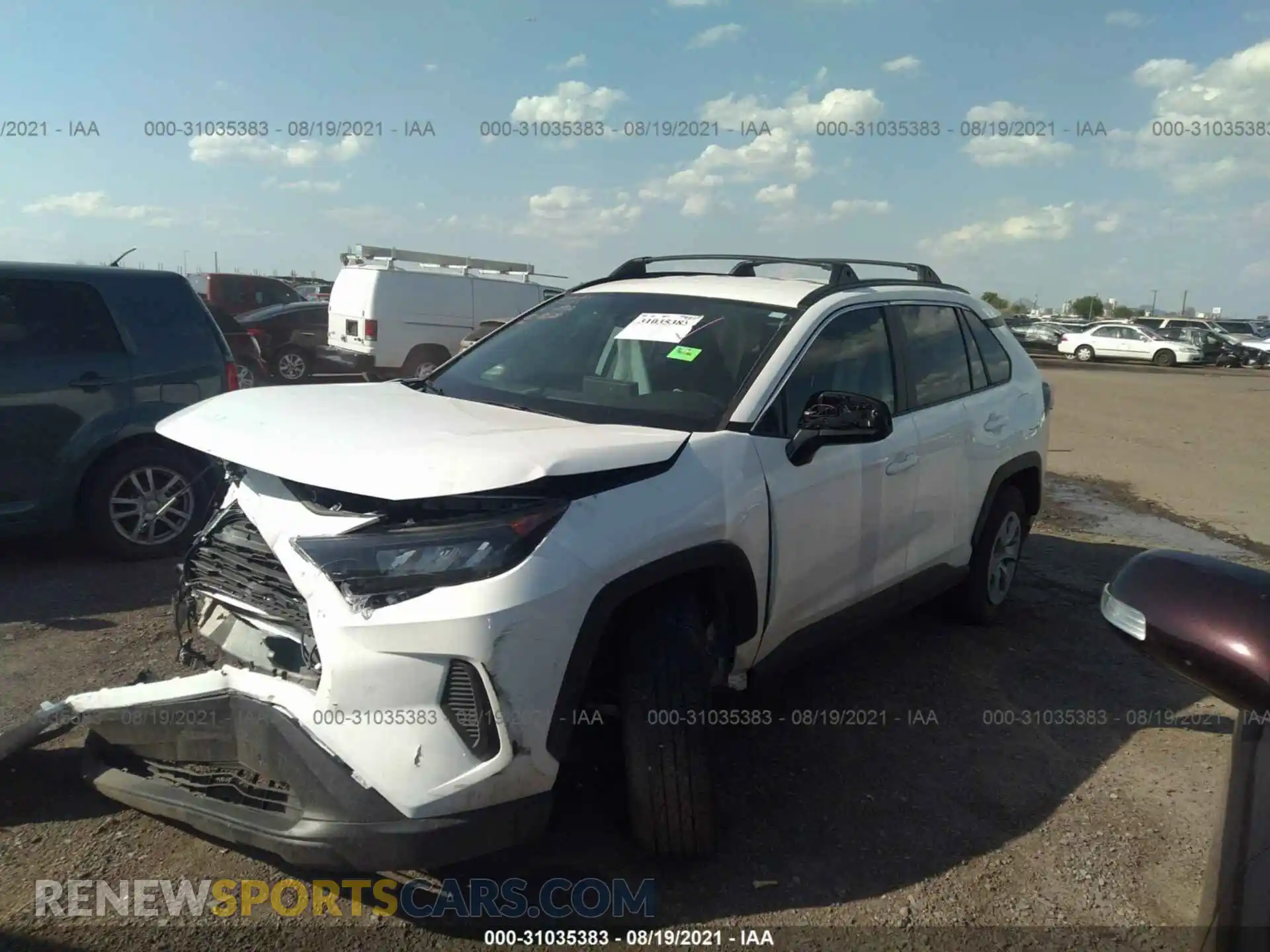 2 Photograph of a damaged car 2T3F1RFVXMC166382 TOYOTA RAV4 2021