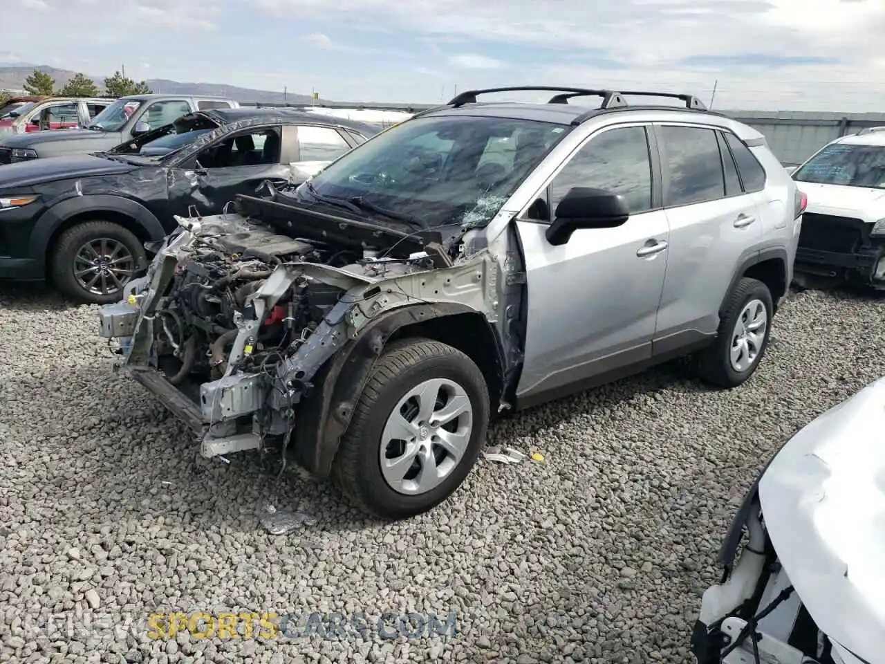 1 Photograph of a damaged car 2T3F1RFVXMC166625 TOYOTA RAV4 2021