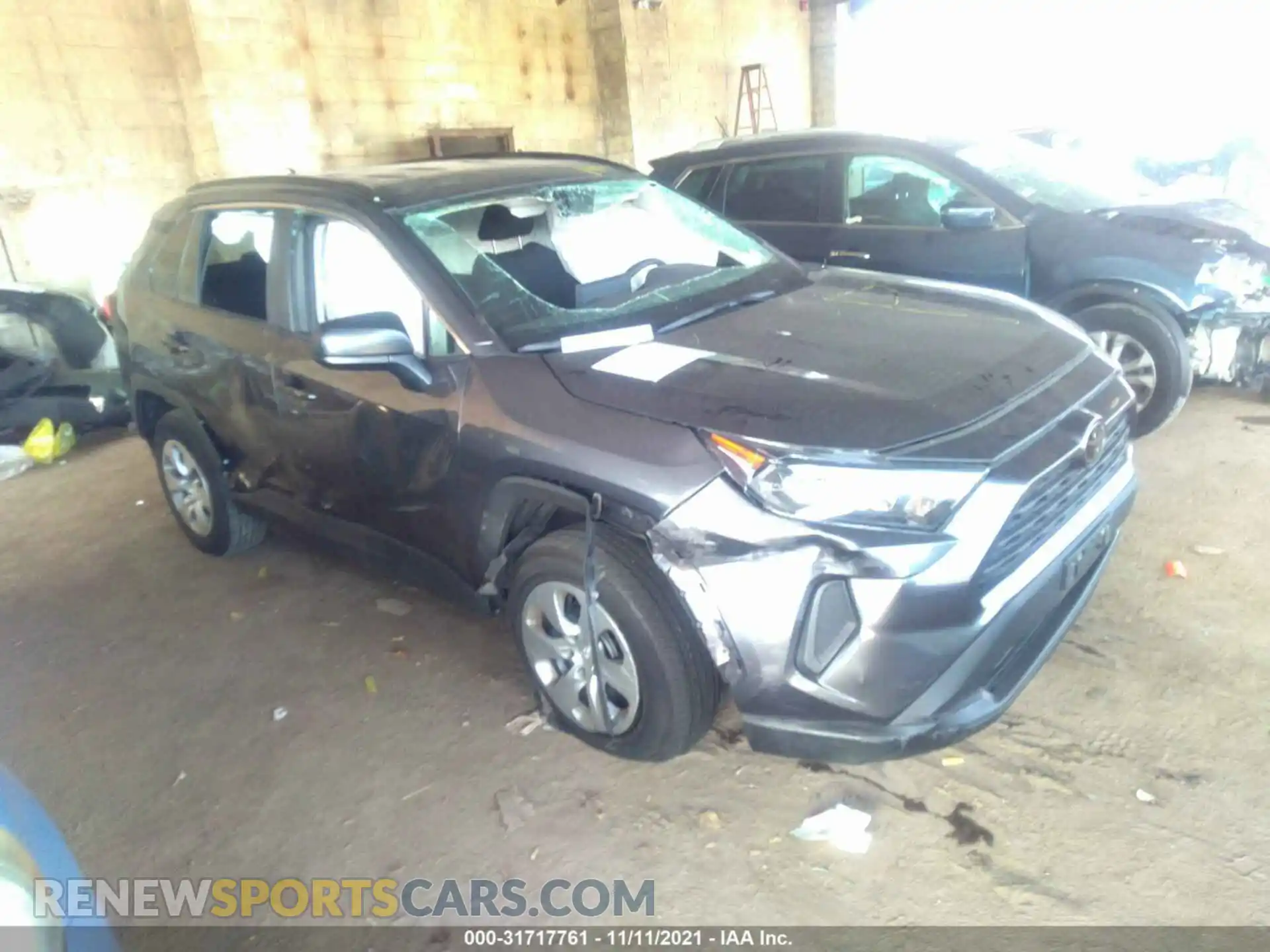 1 Photograph of a damaged car 2T3F1RFVXMC187880 TOYOTA RAV4 2021