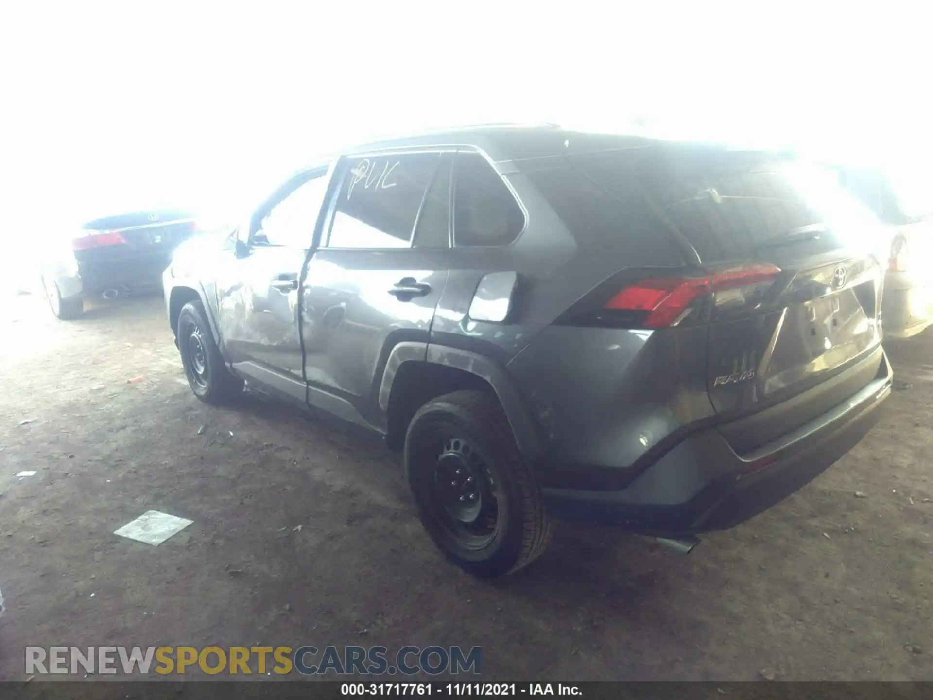 3 Photograph of a damaged car 2T3F1RFVXMC187880 TOYOTA RAV4 2021