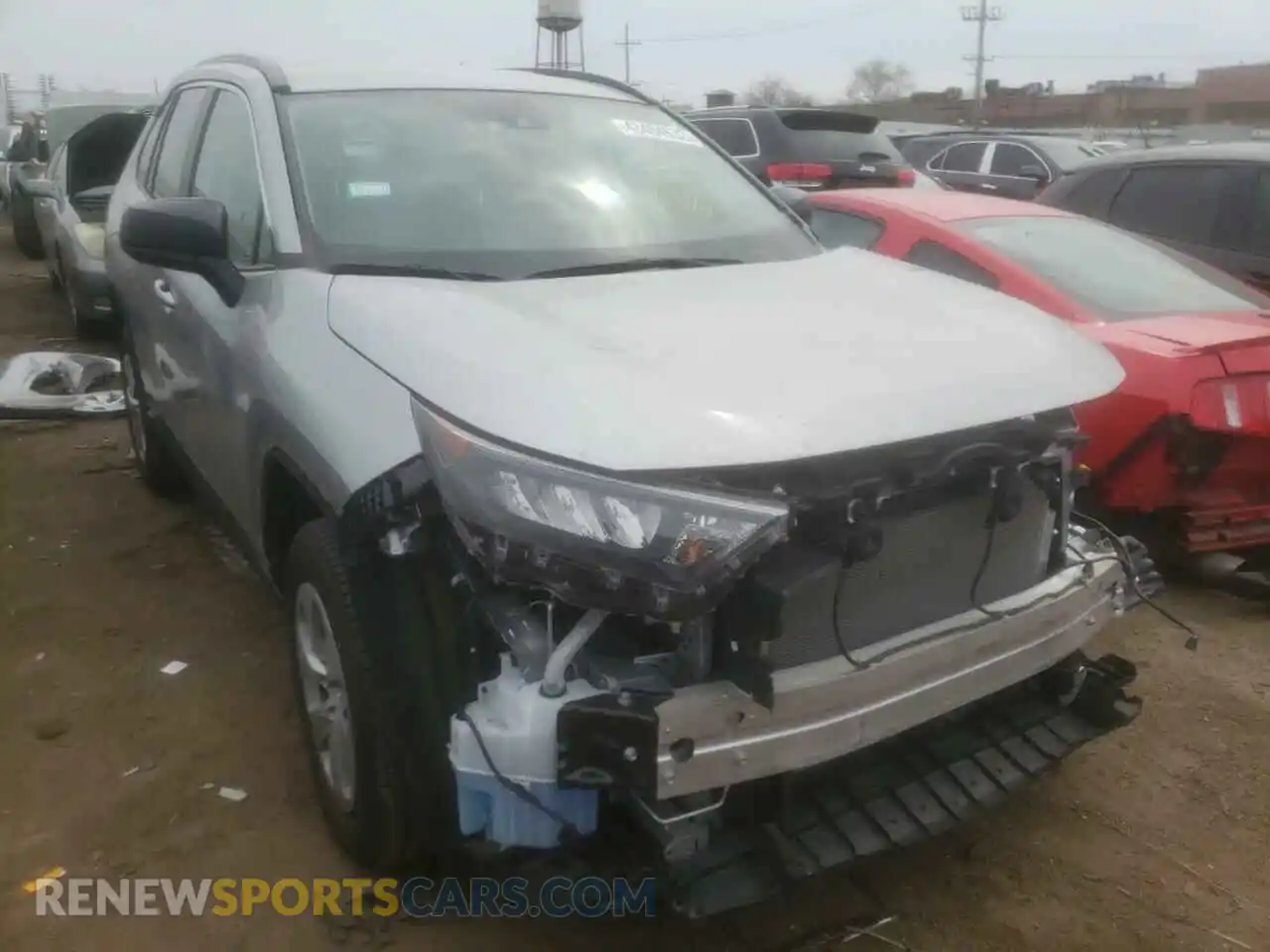 1 Photograph of a damaged car 2T3F1RFVXMC191010 TOYOTA RAV4 2021