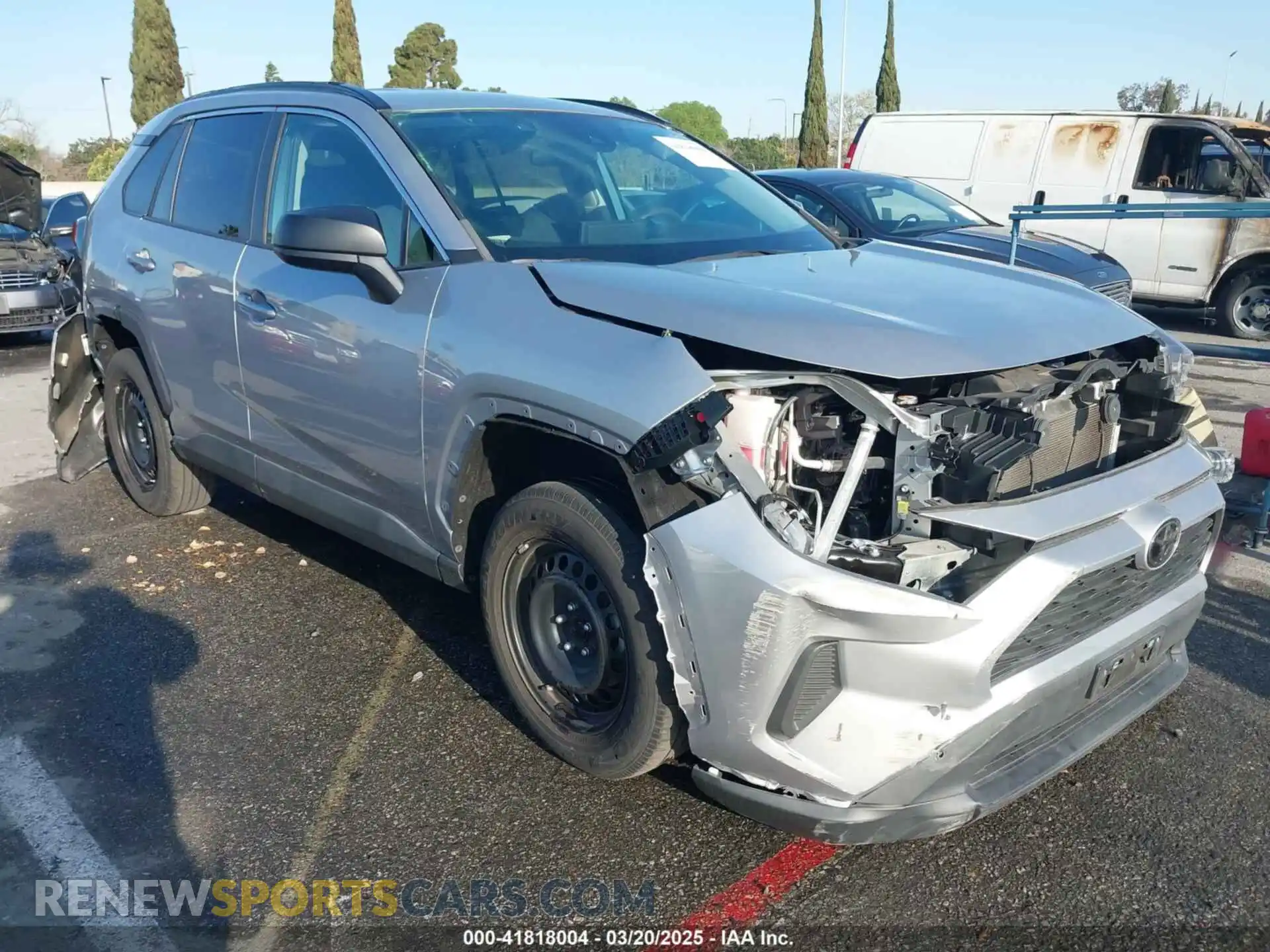 1 Photograph of a damaged car 2T3F1RFVXMC196157 TOYOTA RAV4 2021