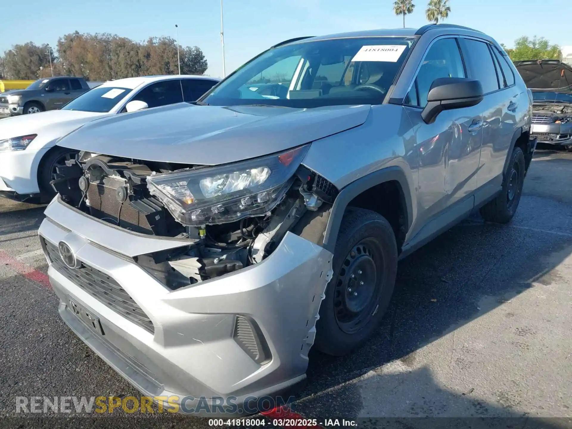 2 Photograph of a damaged car 2T3F1RFVXMC196157 TOYOTA RAV4 2021