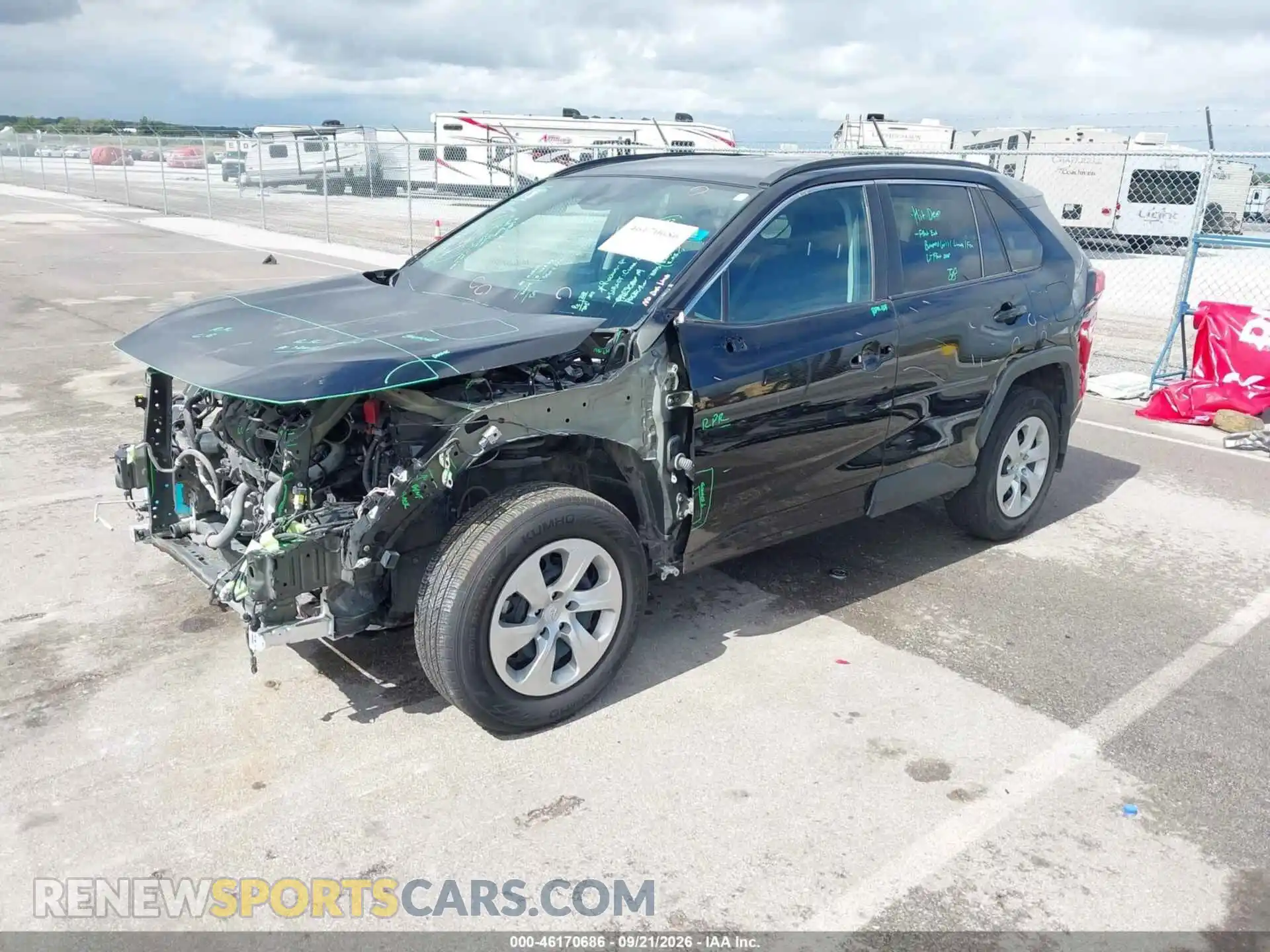 2 Photograph of a damaged car 2T3F1RFVXMC211322 TOYOTA RAV4 2021