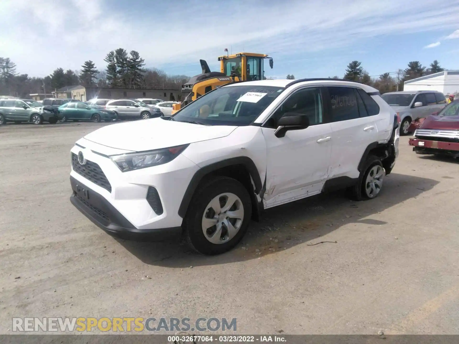 2 Photograph of a damaged car 2T3F1RFVXMC215550 TOYOTA RAV4 2021