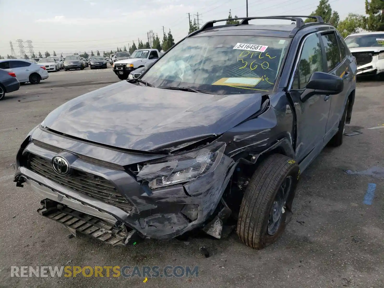 2 Photograph of a damaged car 2T3F1RFVXMC219422 TOYOTA RAV4 2021