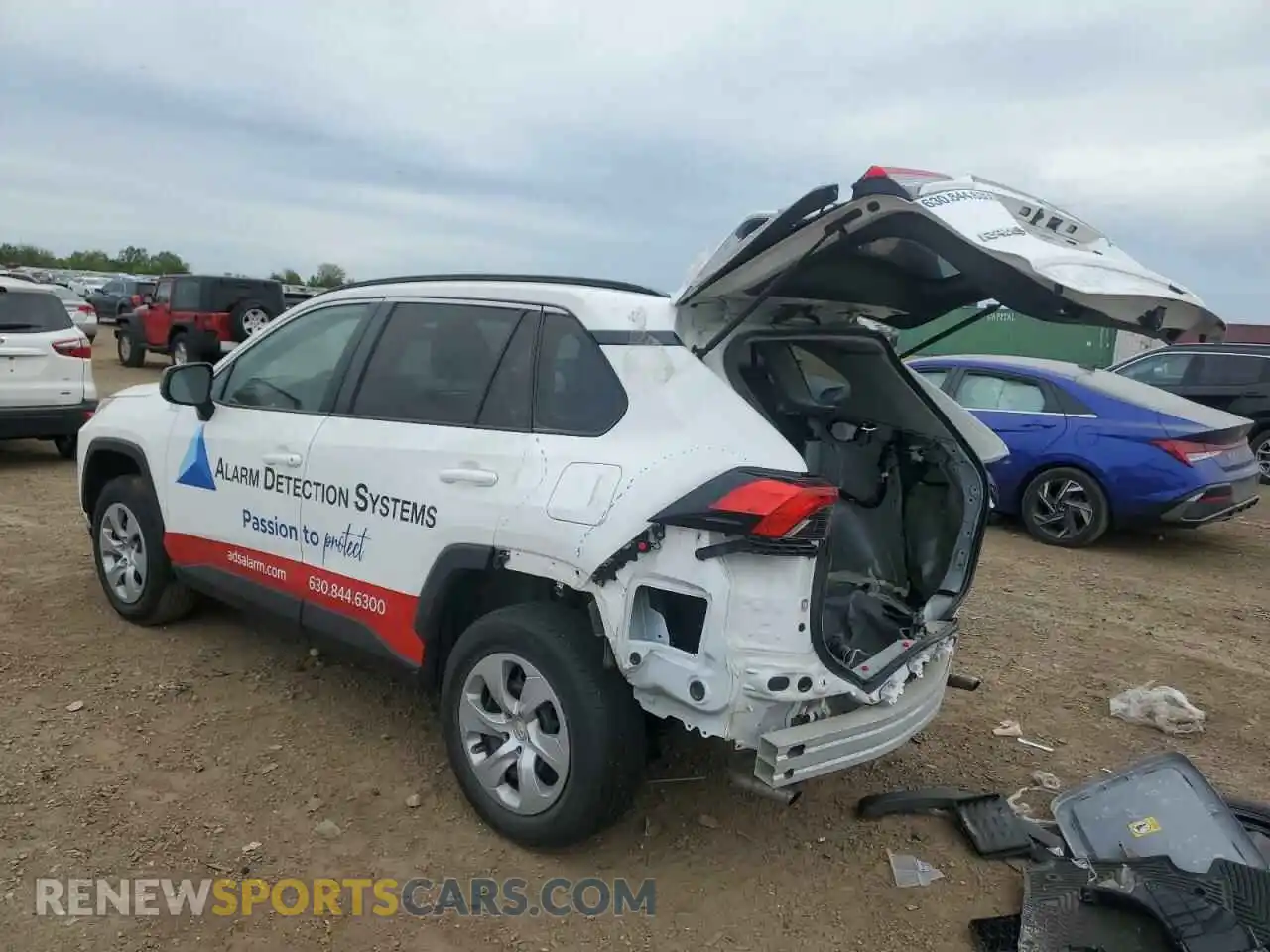 2 Photograph of a damaged car 2T3F1RFVXMC223647 TOYOTA RAV4 2021