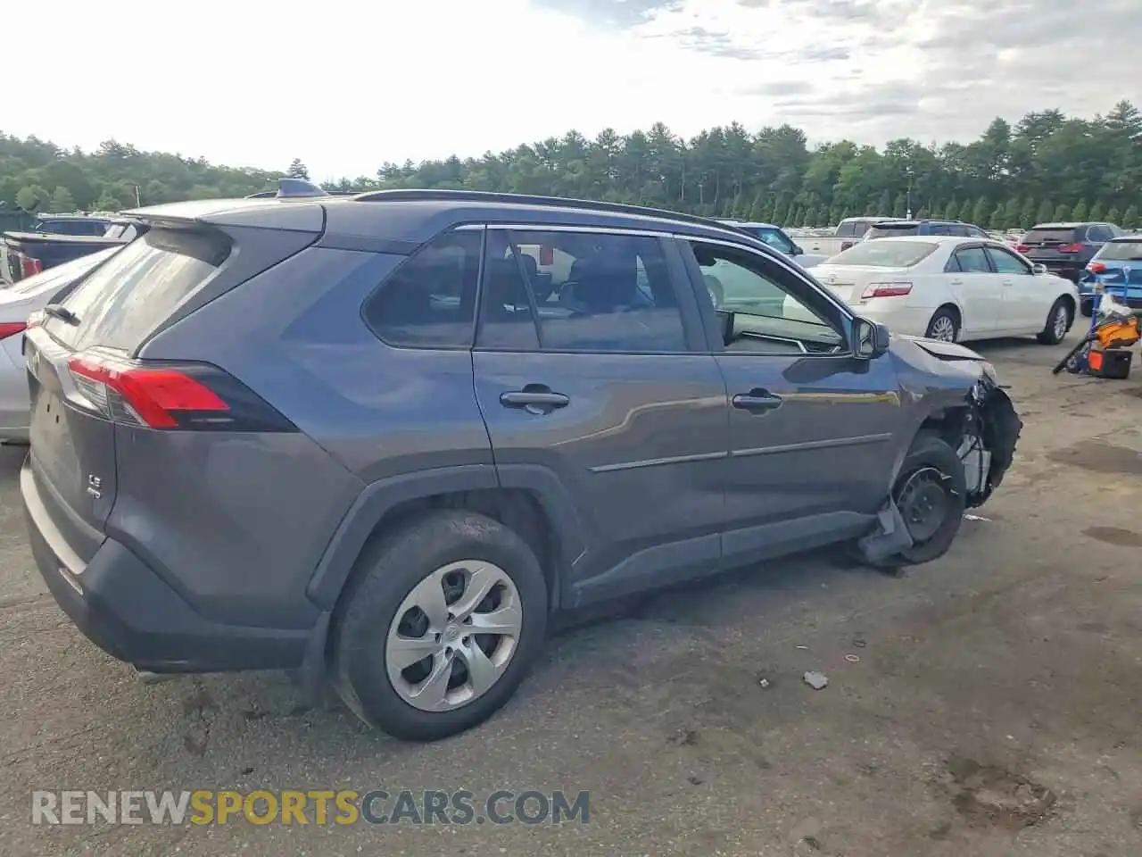 3 fotografías del automóvil dañado 2T3F1RFVXMC233174 TOYOTA RAV4 2021