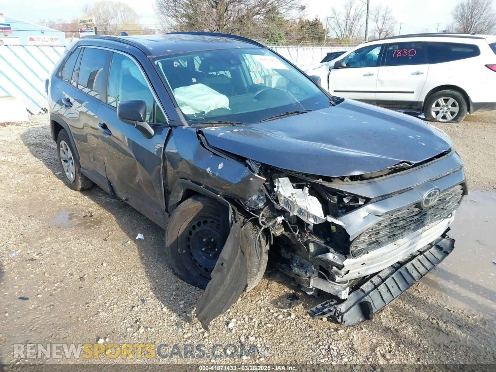 1 Photograph of a damaged car 2T3F1RFVXMC235796 TOYOTA RAV4 2021